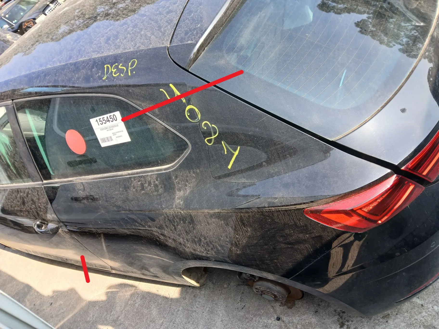 Panneau arrière gauche SEAT Leon (5F1)