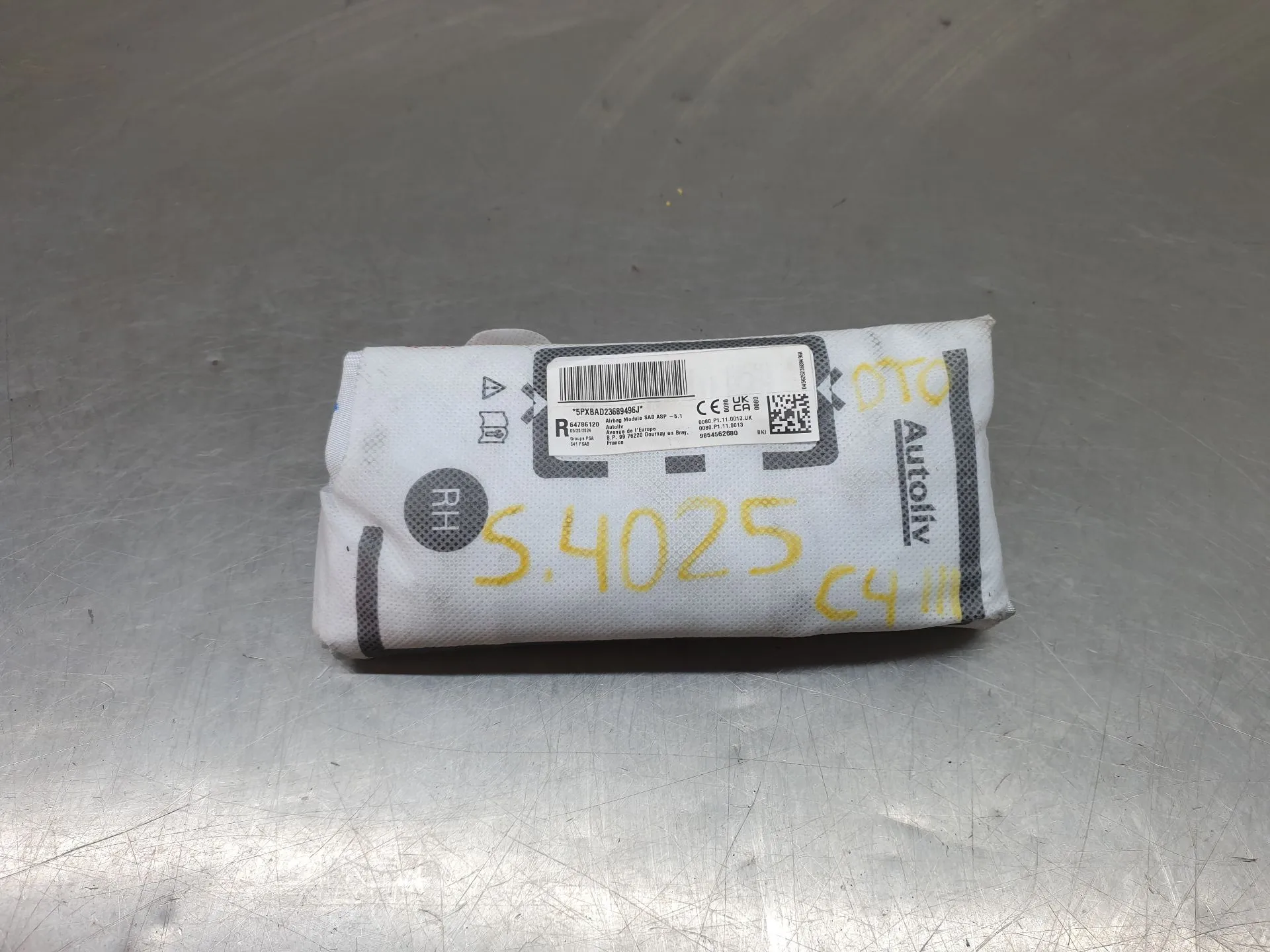 Right Seat Airbag CITROËN C4 III