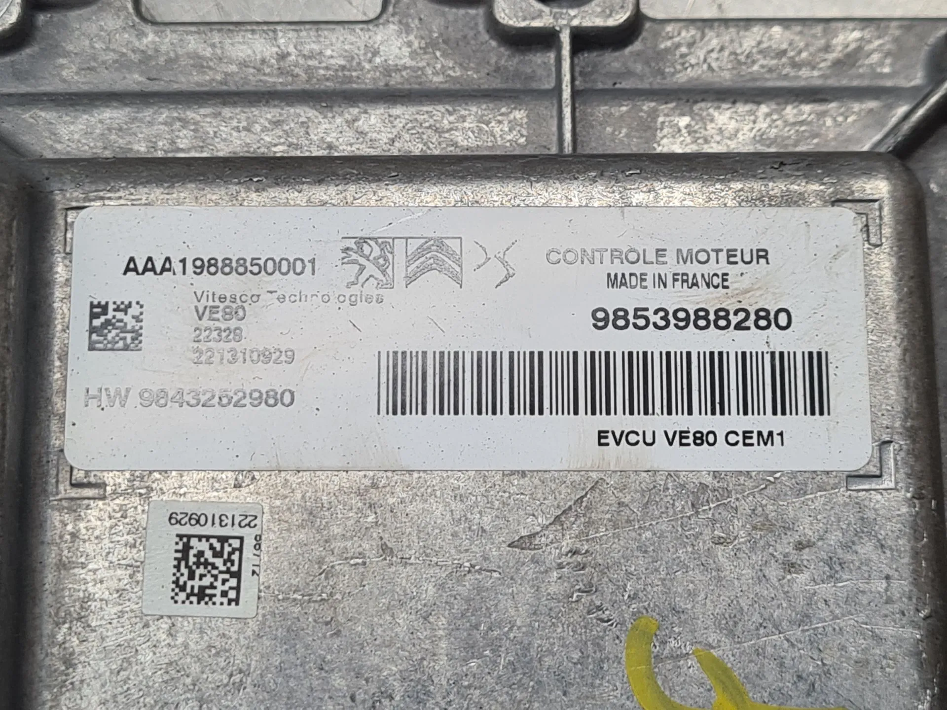 Centralina motor / ECU OPEL Corsa F Imagem-3