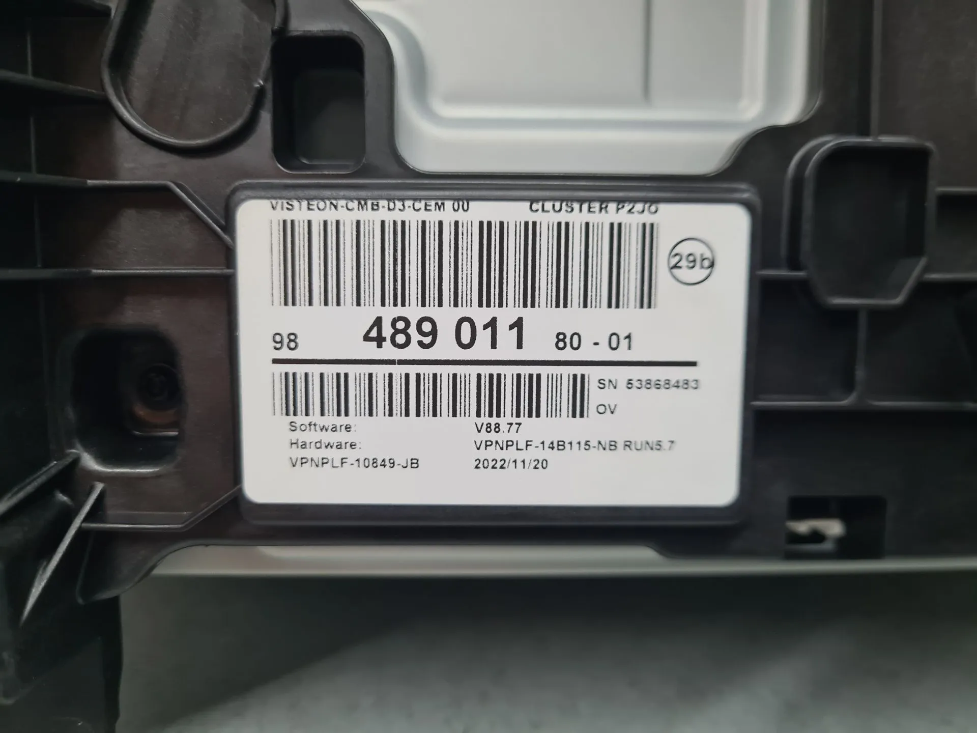 Quadro strumenti / Pannello strumenti OPEL Corsa F Imagem-6