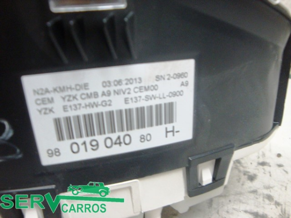 Quadrante / painel de instrumentos PEUGEOT 208 Imagem-2