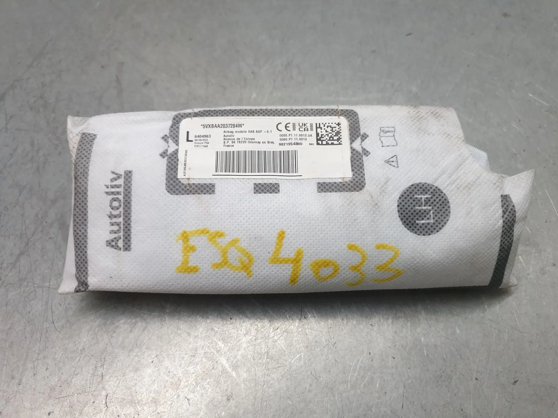 Airbag Guache PEUGEOT 2008 II (U_)