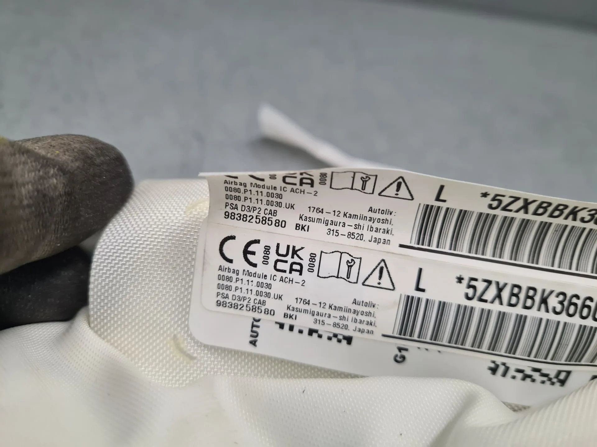 Airbag a Tendina Sinistra PEUGEOT 2008 II (U_) Imagem-3