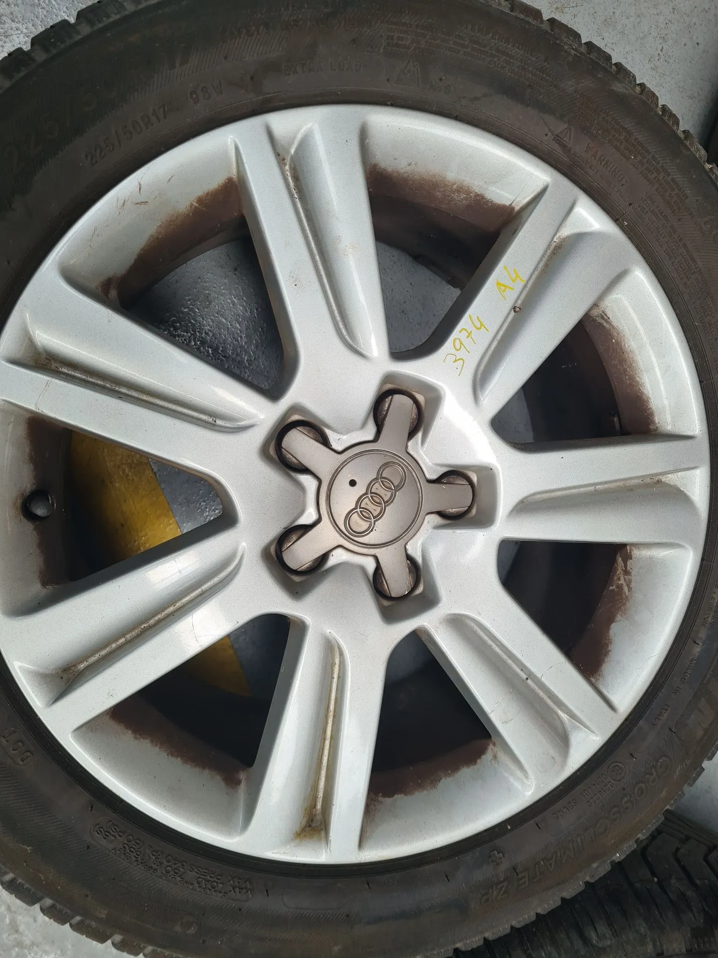 Cerchio Posteriore Sinistro AUDI A4 Avant (8K5, B8) Imagem-1