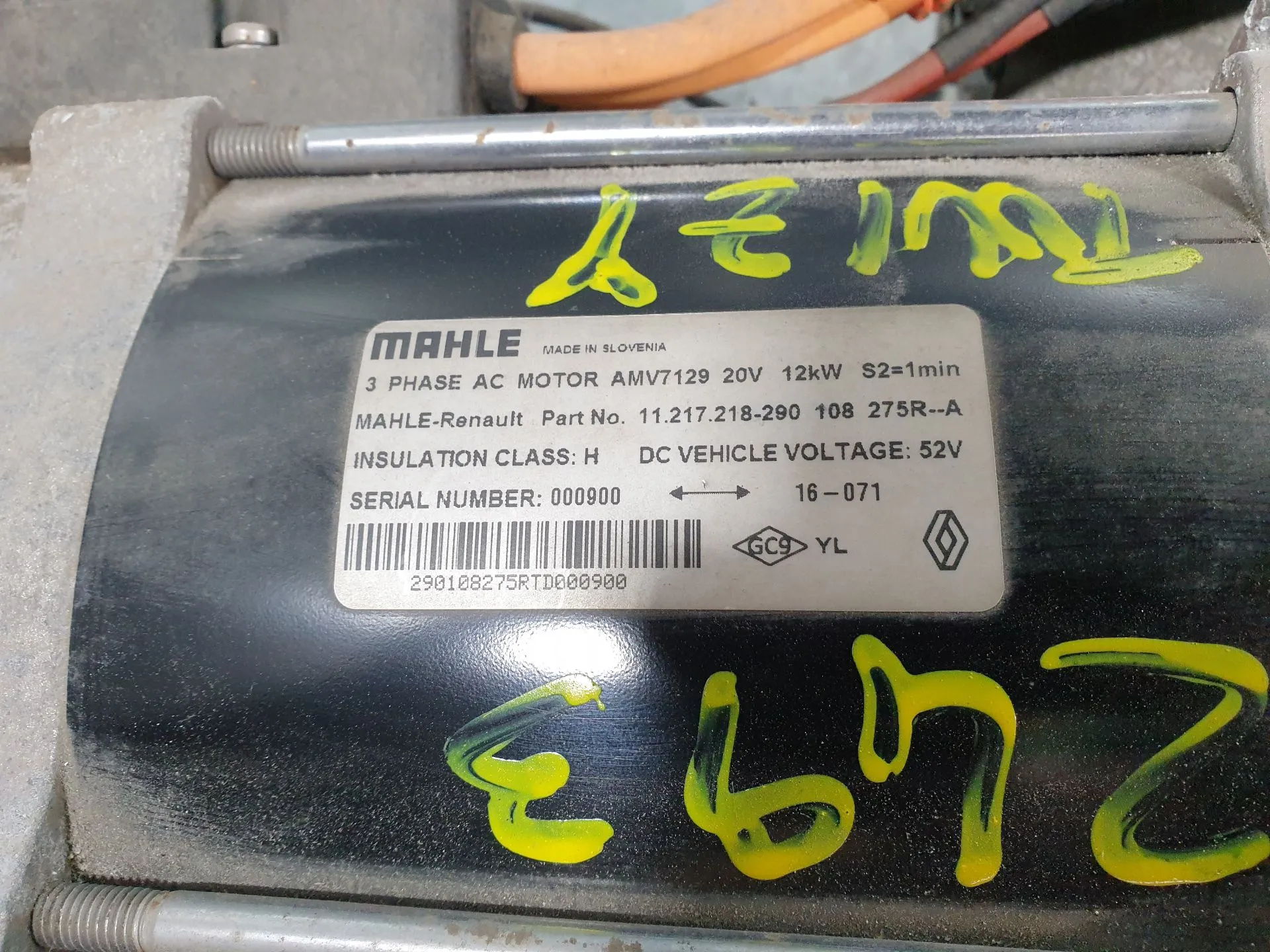 Motor completo RENAULT Twizy (MAM_) Imagem-8