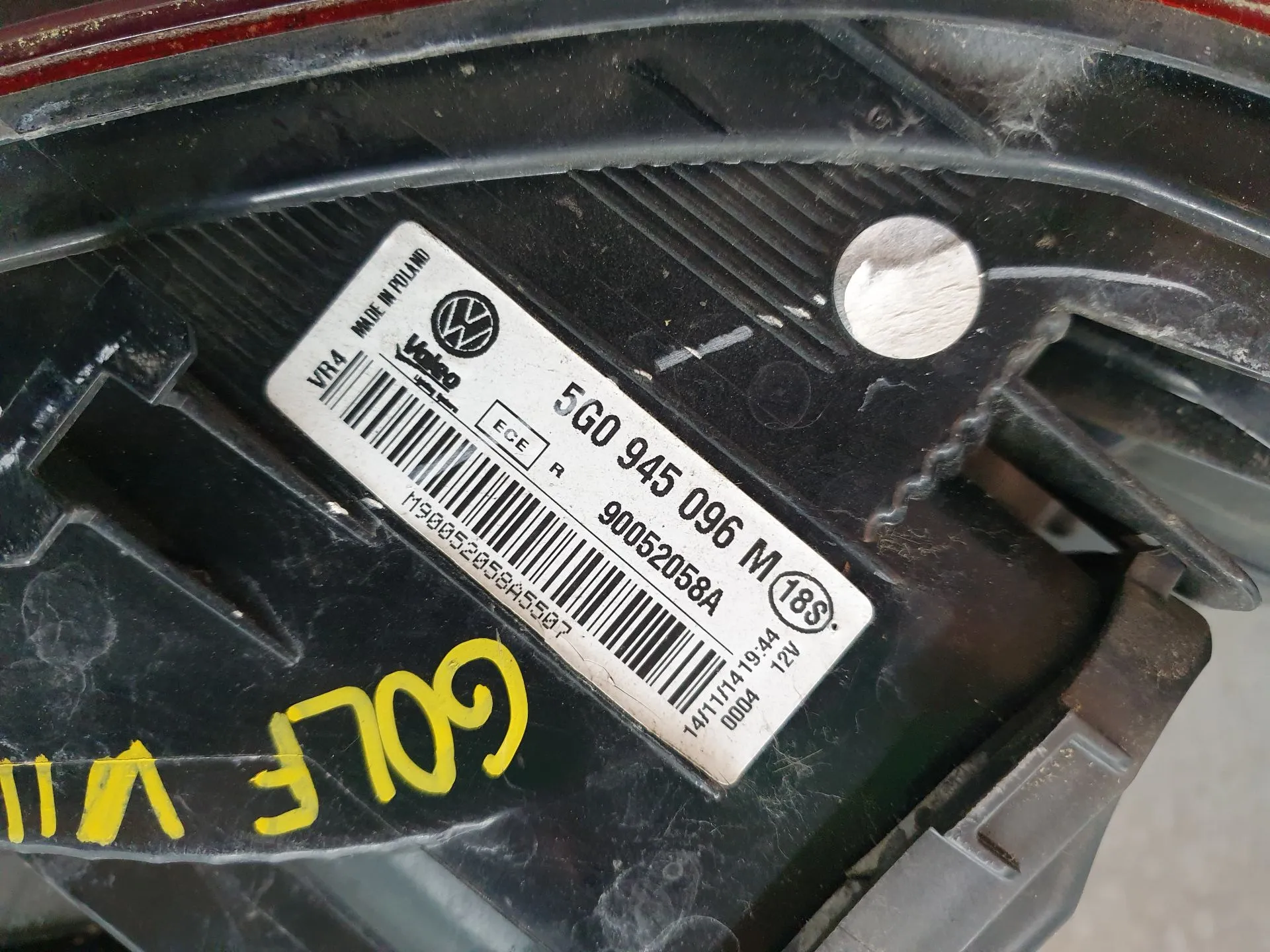 Feu arrière Droite VOLKSWAGEN Golf VII (5G1, BQ1, BE1, BE2) Imagem-5