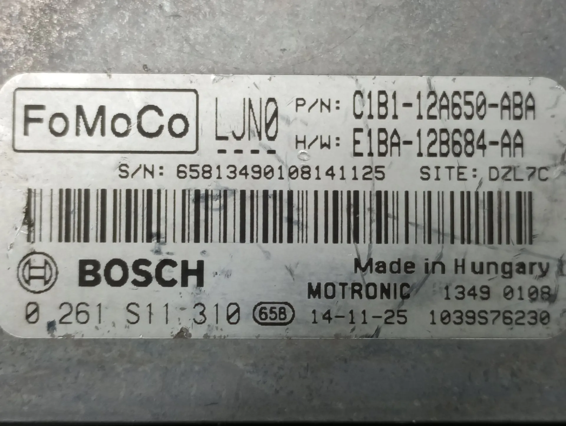 Centralina motor / ECU FORD Fiesta VI (CB1, CCN) Imagem-3