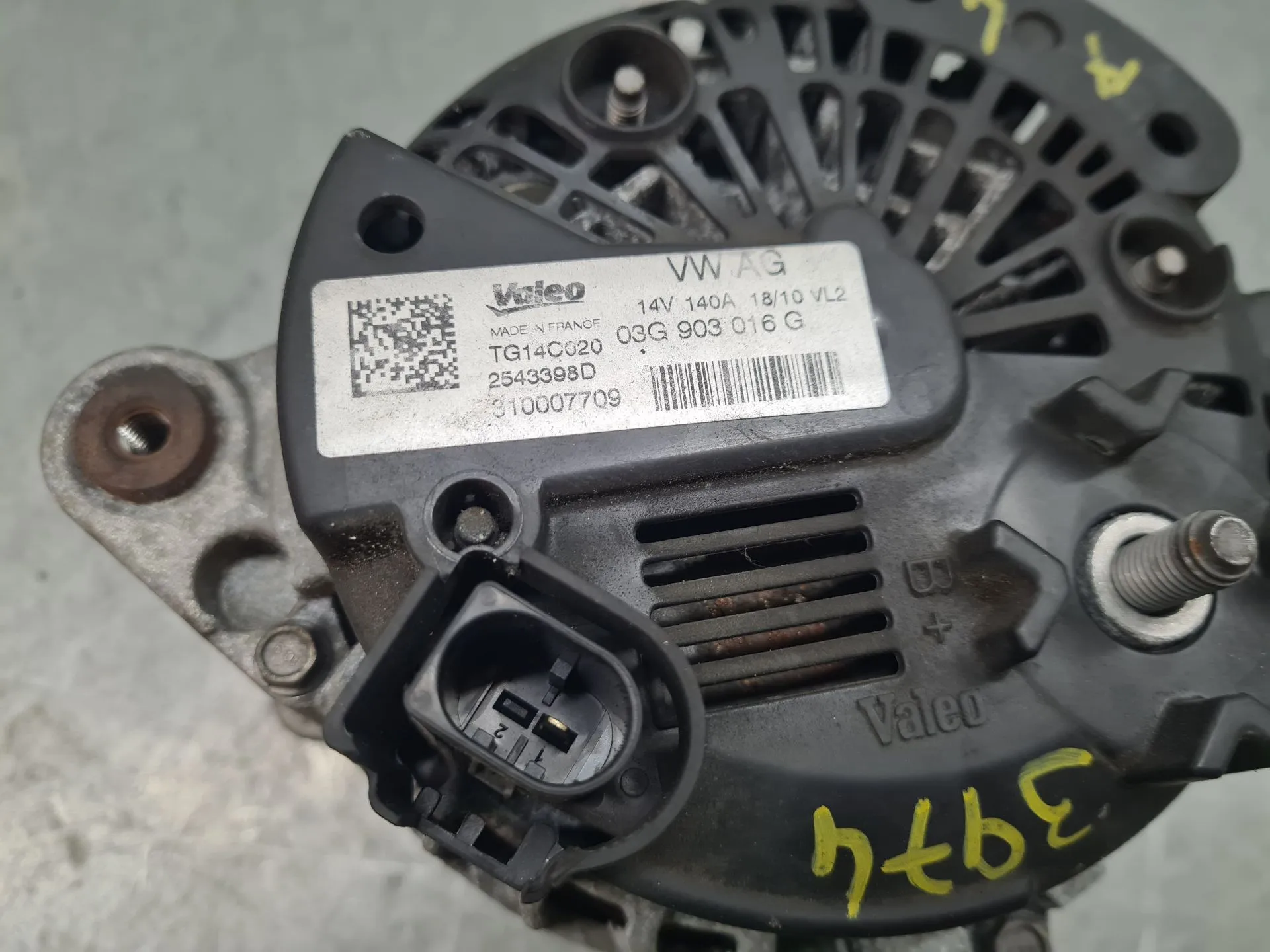 Alternador AUDI A4 Avant (8K5, B8) Imagem-4