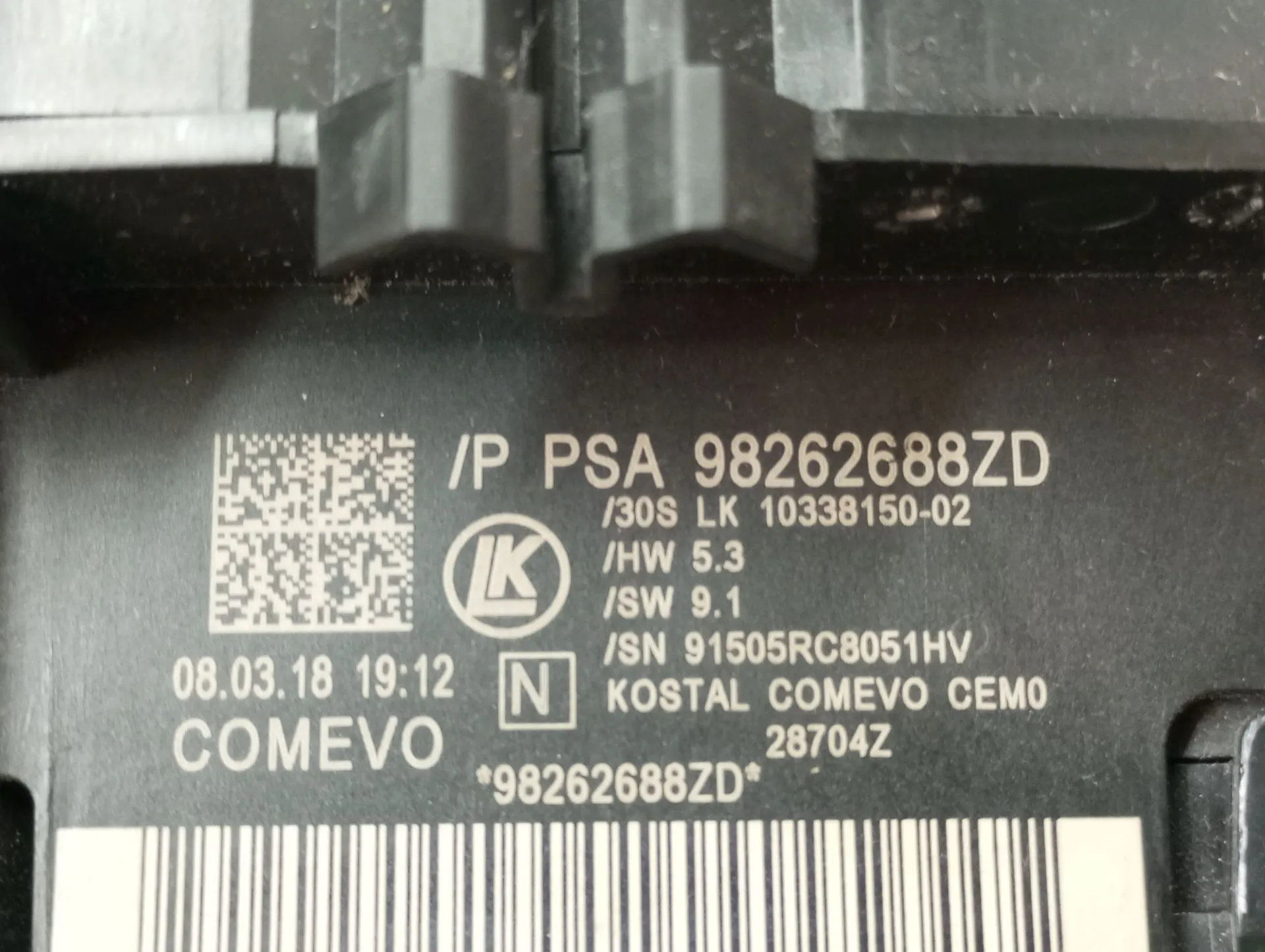 Cinta de airbags PEUGEOT Expert Imagem-5