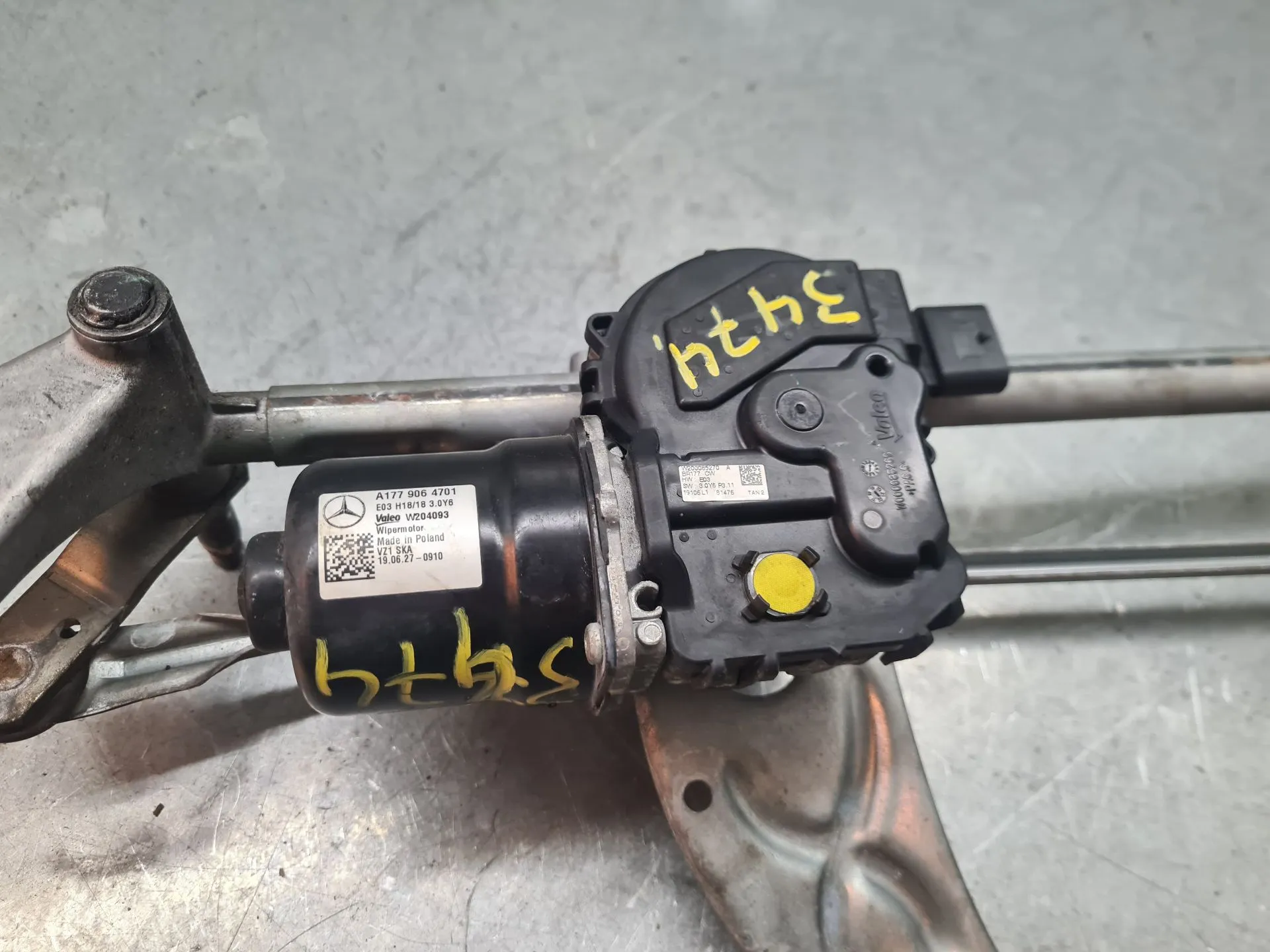 Front Wiper Motor MERCEDES-BENZ Classe A (W177) Imagem-2