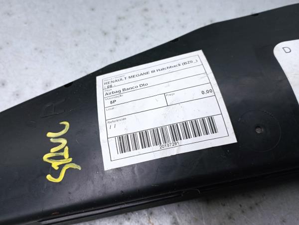 Airbag banco direito RENAULT Megane III (BZ0_)