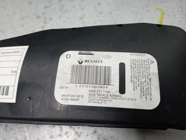 Airbag banco direito RENAULT Megane III (BZ0_) Imagem-3