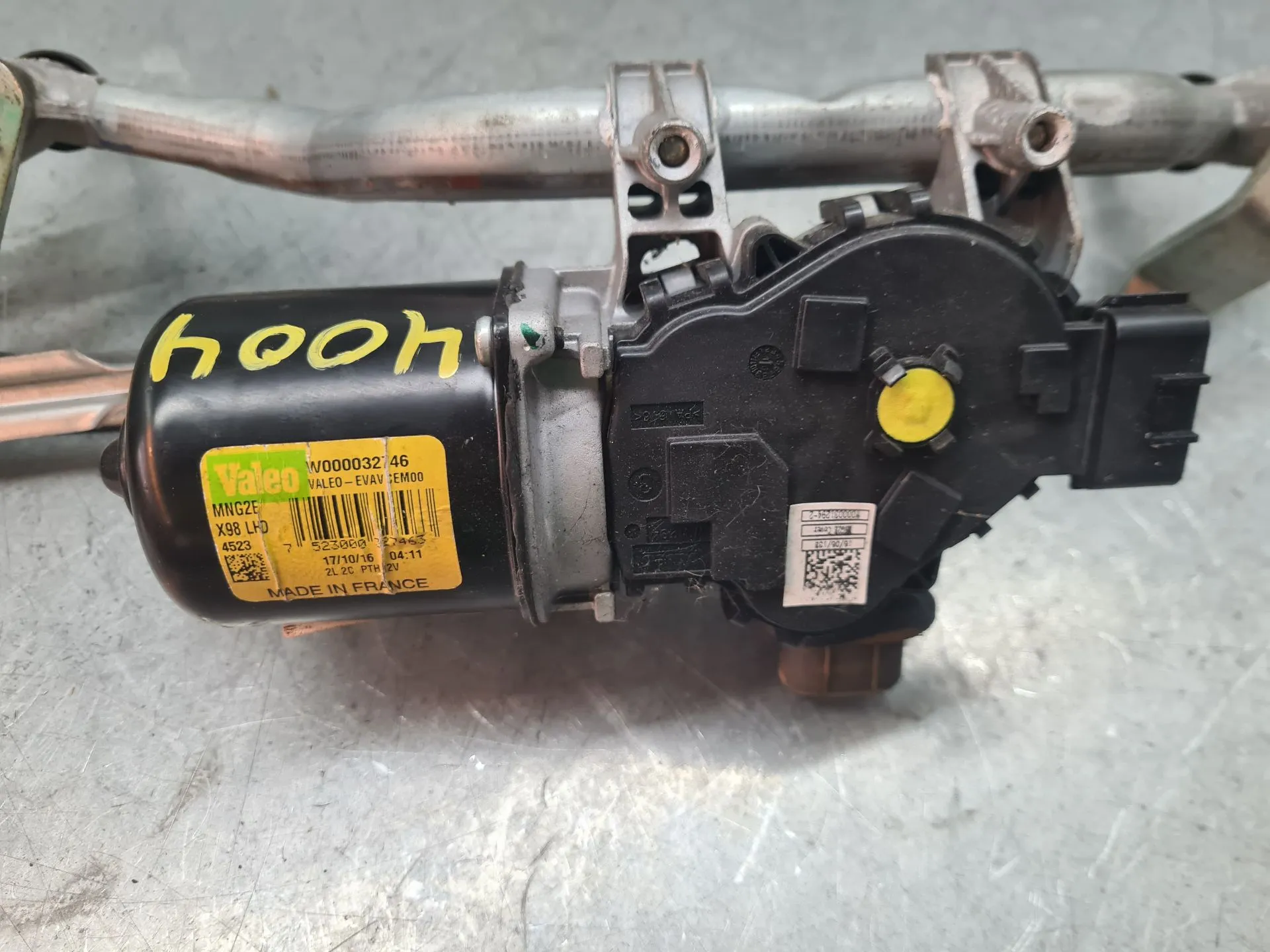 Motor limpa vidros frente RENAULT Clio IV (BH_) Imagem-2