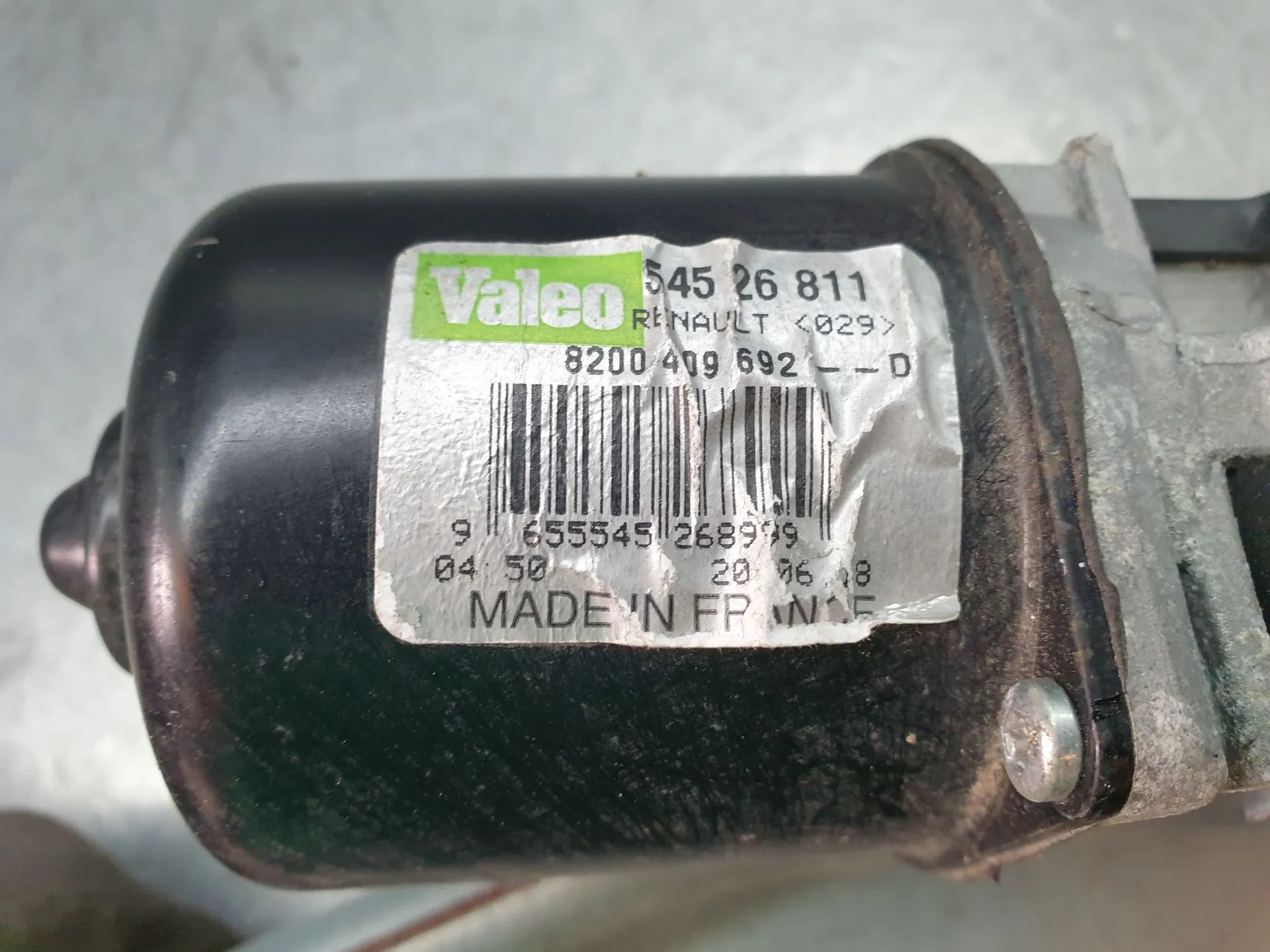 Motor limpa vidros frente RENAULT Kangoo Express (FW0/1_) Imagem-4