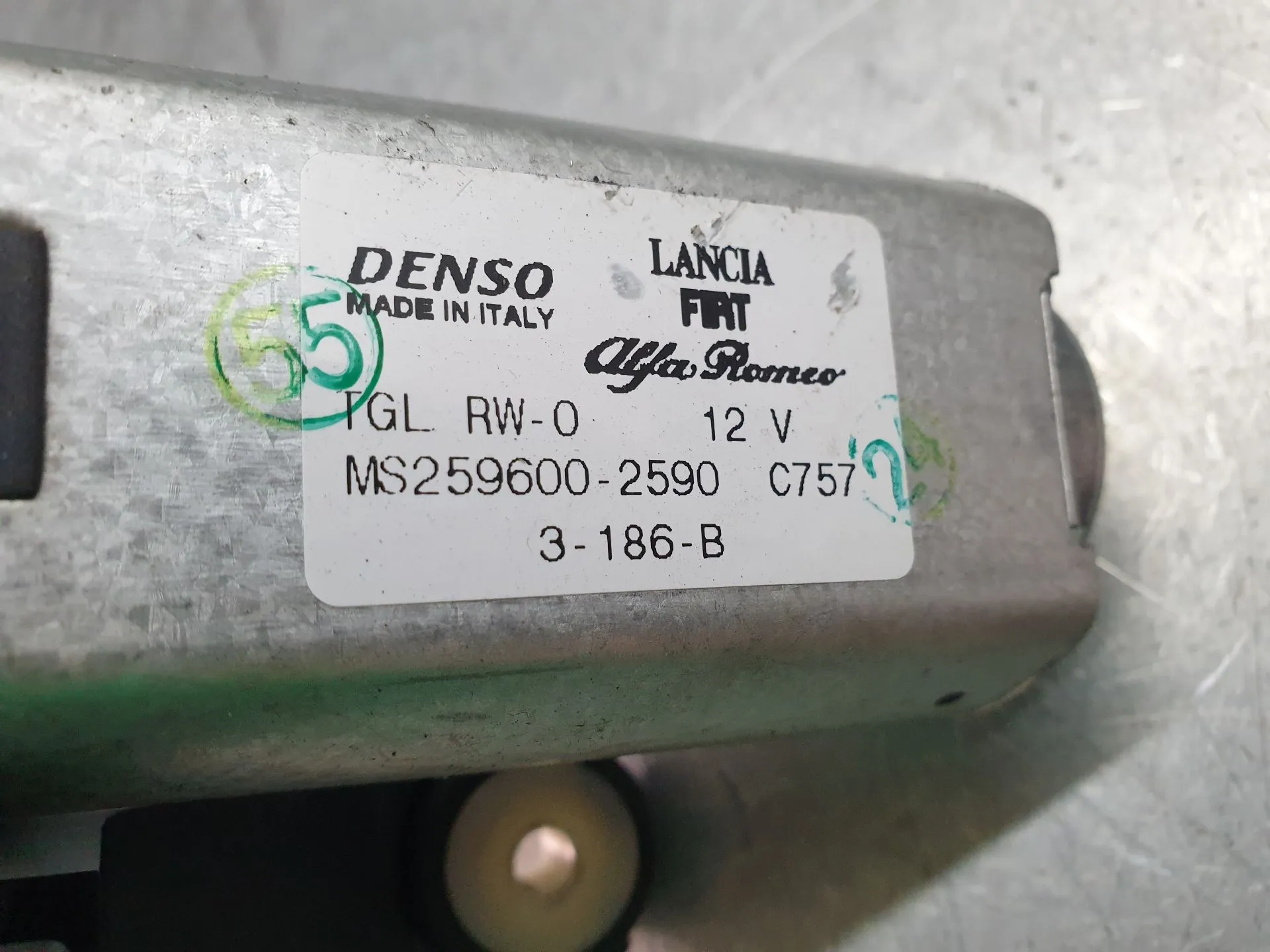 Rear Wiper Motor FIAT 500L (351_, 352_) Imagem-2