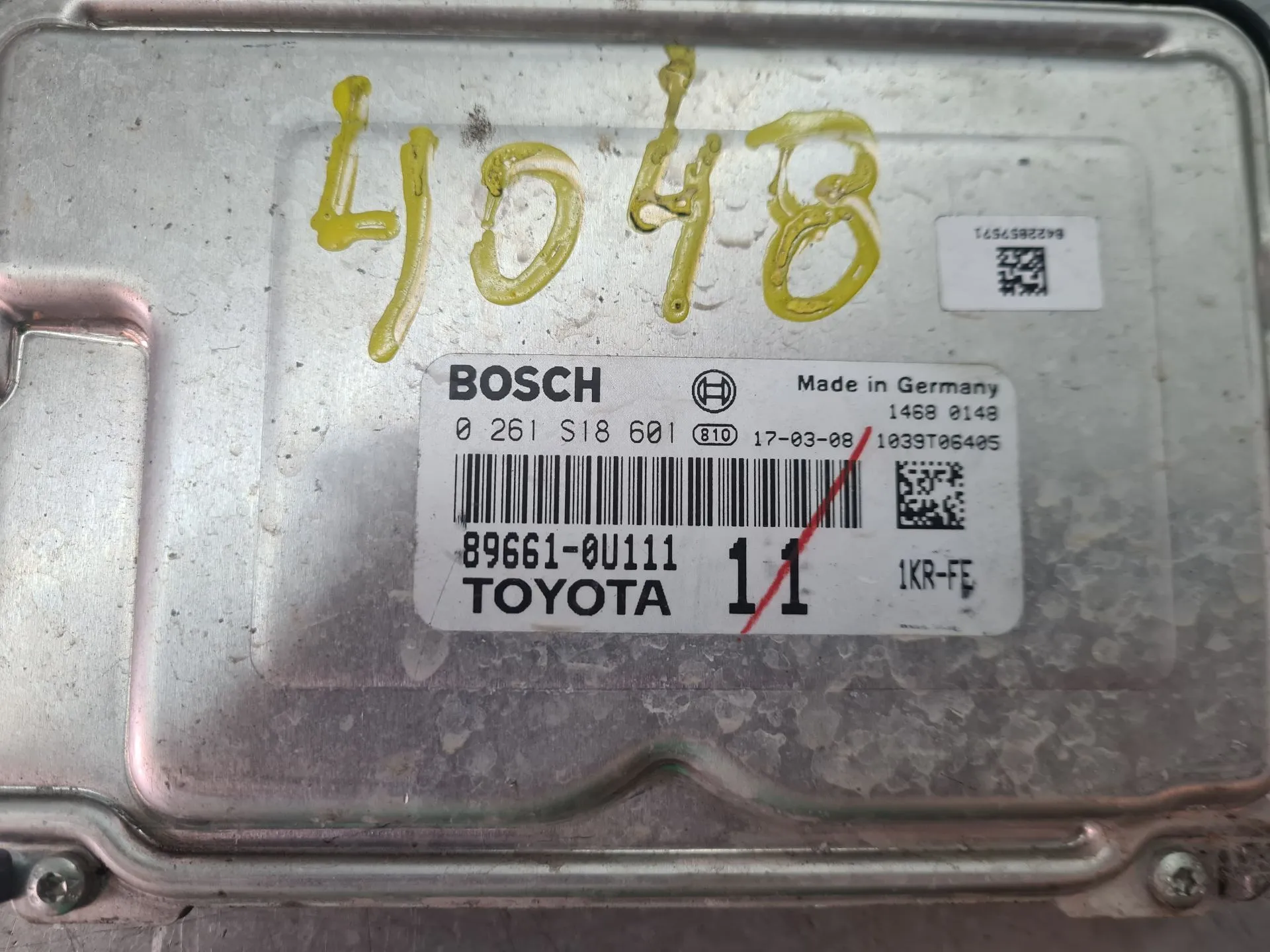 Centralina motor / ECU TOYOTA Yaris (_P13_) Imagem-2