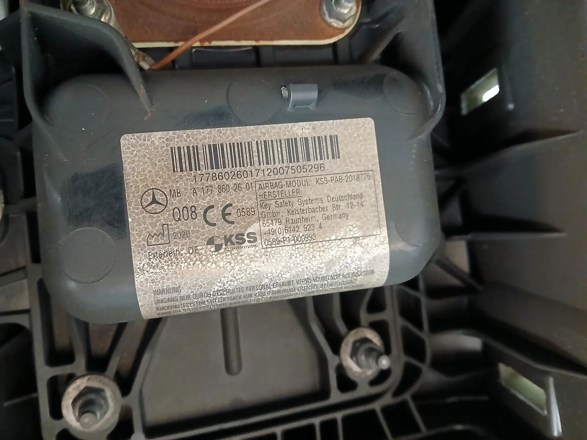Kit de Airbags MERCEDES-BENZ Classe A (W177) Imagem-7
