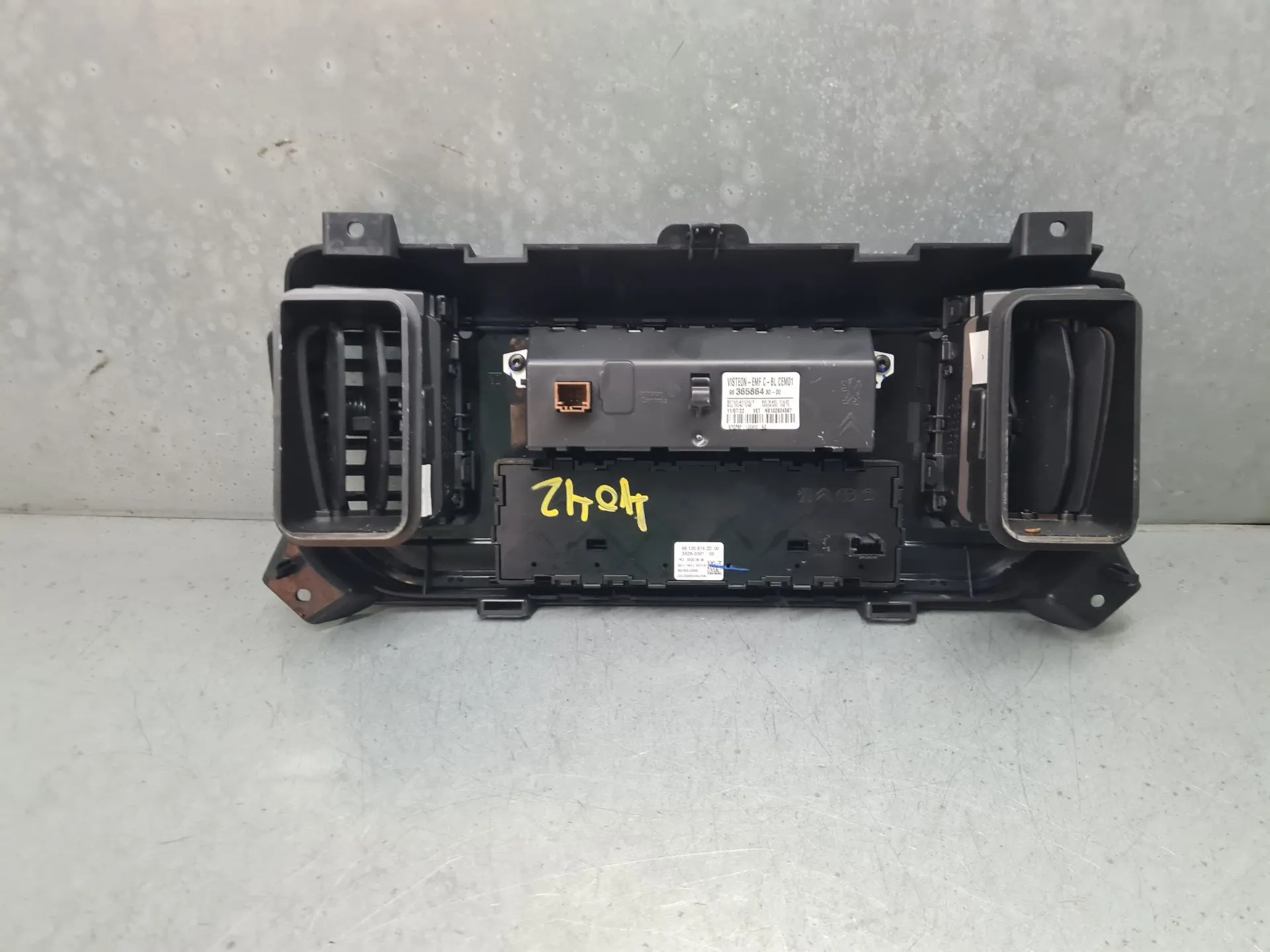 Panneau revêtement console centrale / radio FIAT Scudo Van Imagem-2
