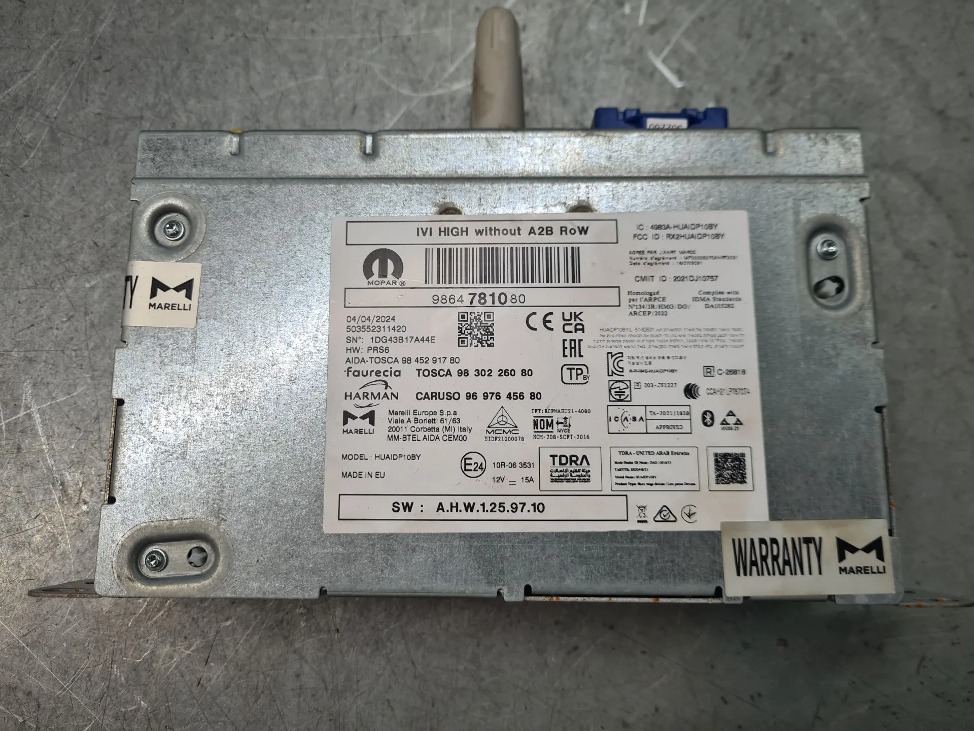 Radio / Autoradio OPEL Corsa F Imagem-4