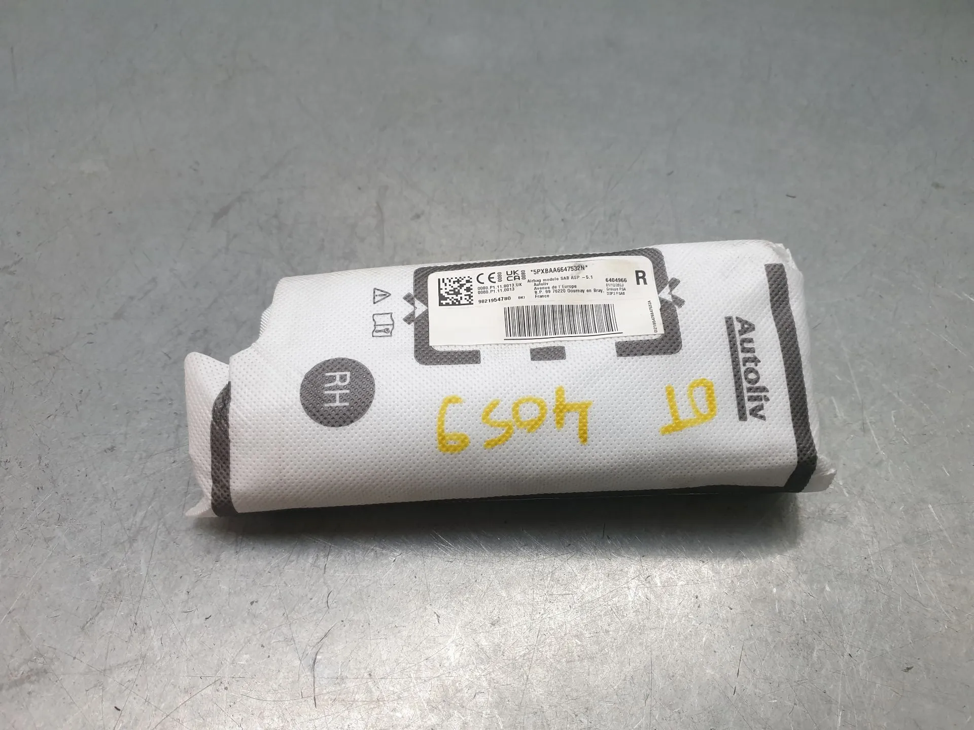 Airbag banco direito PEUGEOT 208 II Imagem-2