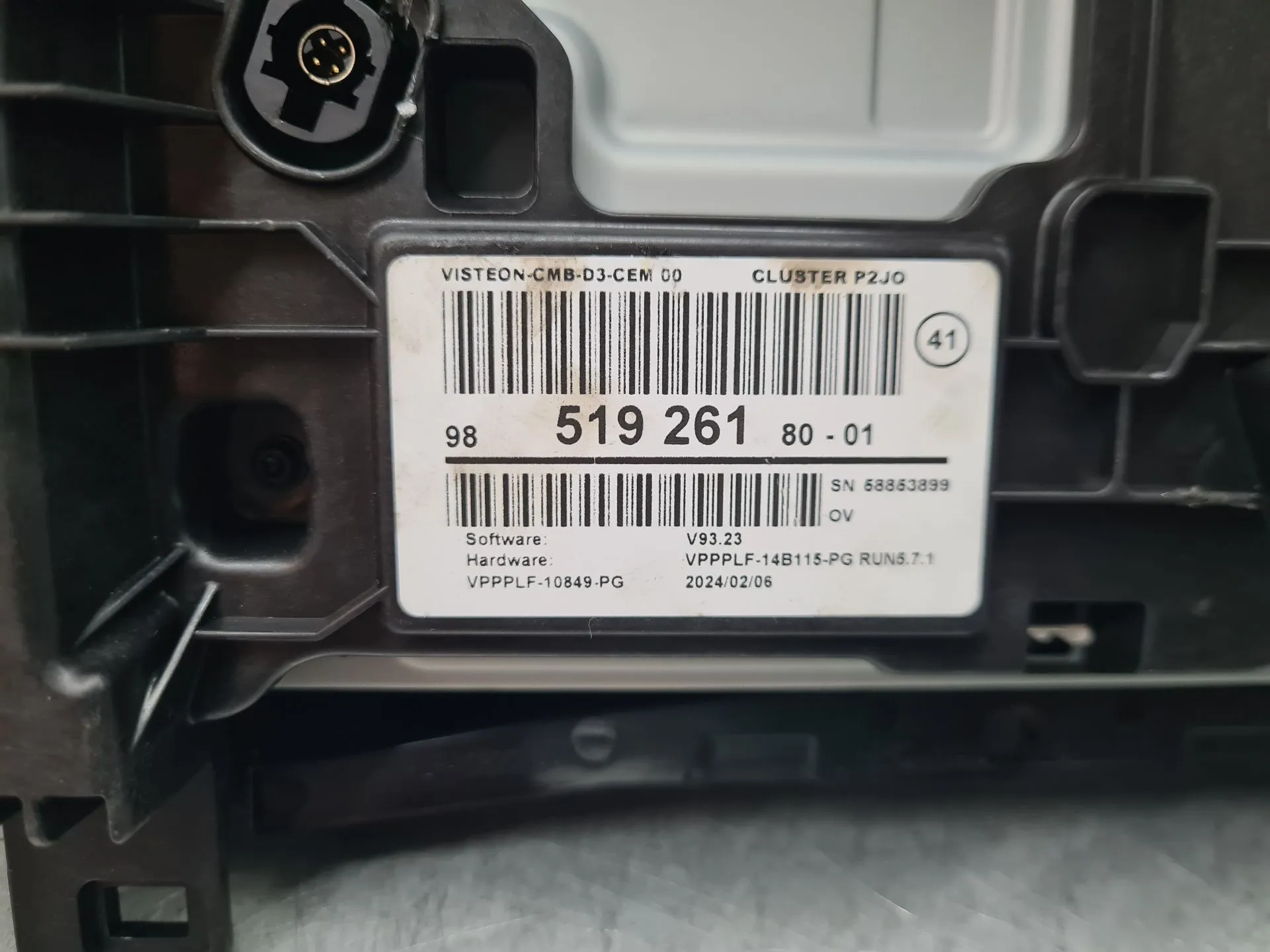 Quadro strumenti / Pannello strumenti OPEL Corsa F Imagem-7