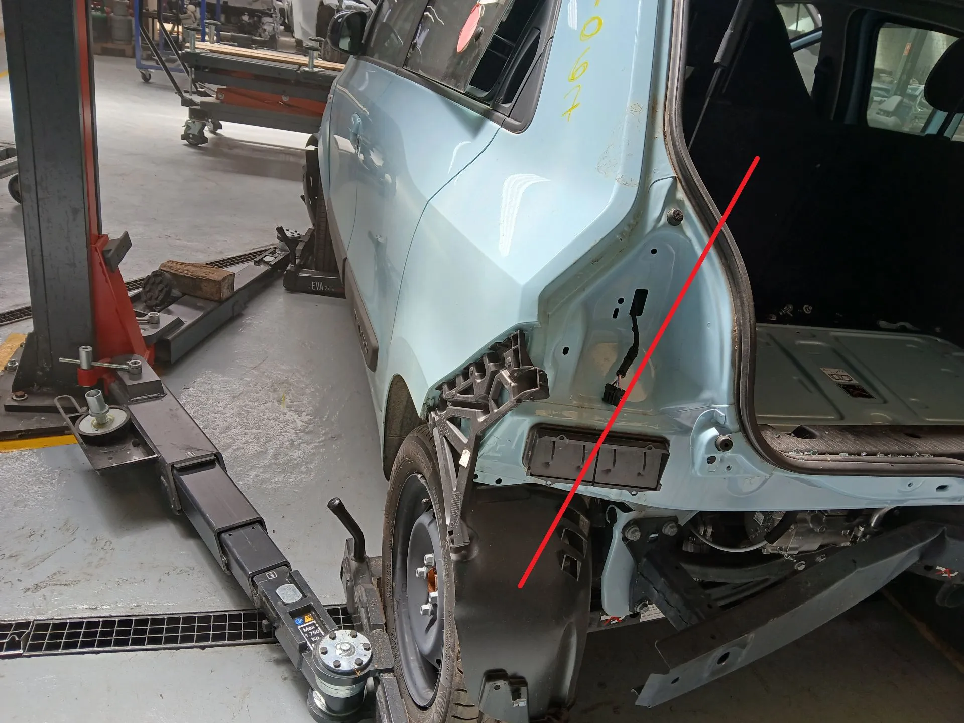 Left rear quarter panel RENAULT Twingo III (BCM_) Imagem-1