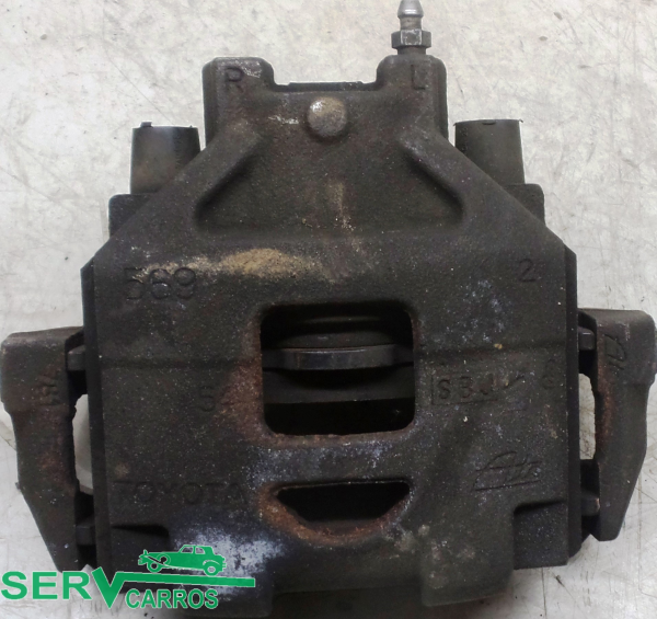 Pinça travão / maxila de travão frente esquerda TOYOTA Yaris (_P1_)