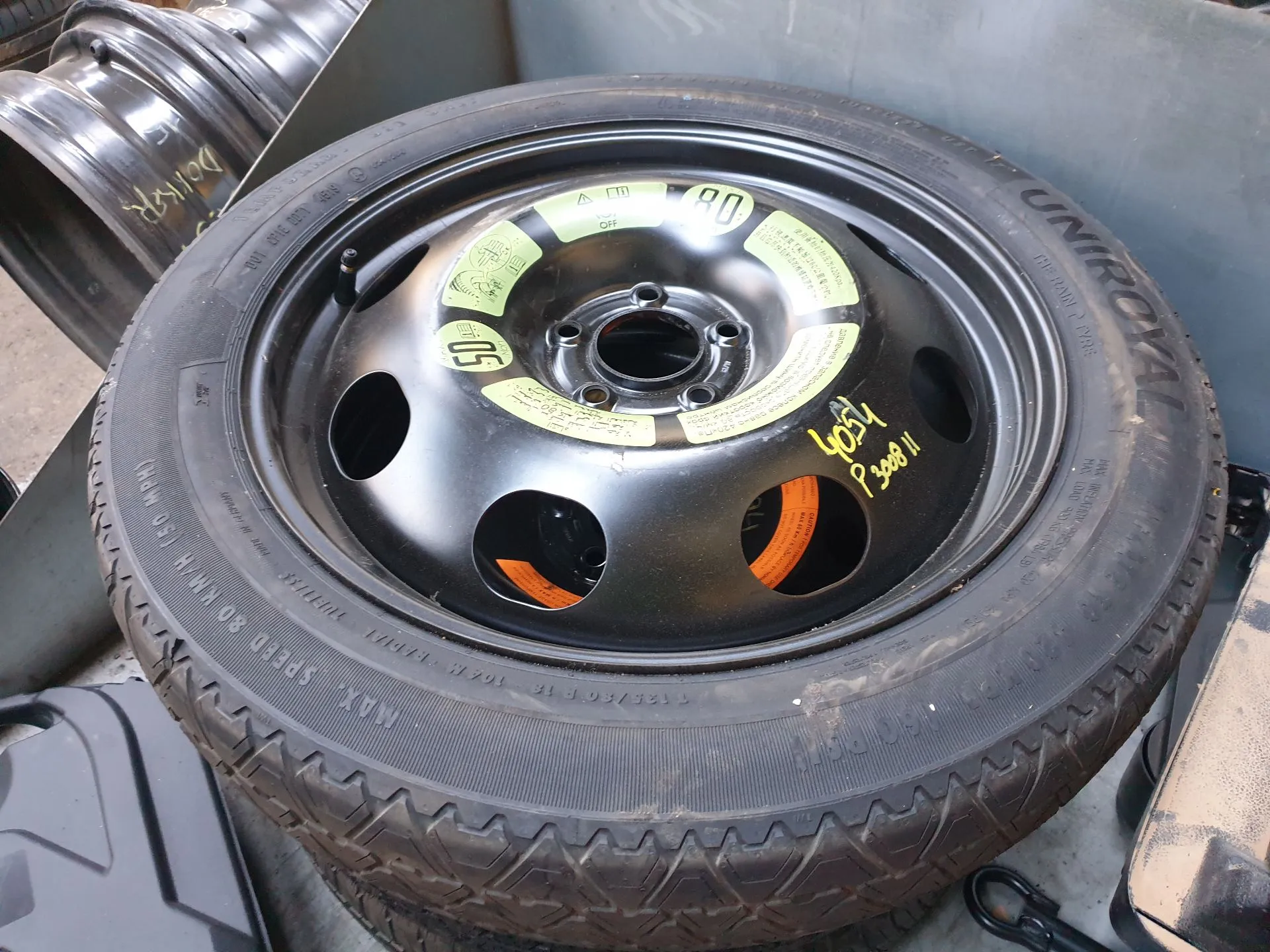 Roue de secours PEUGEOT 3008 II (M_)