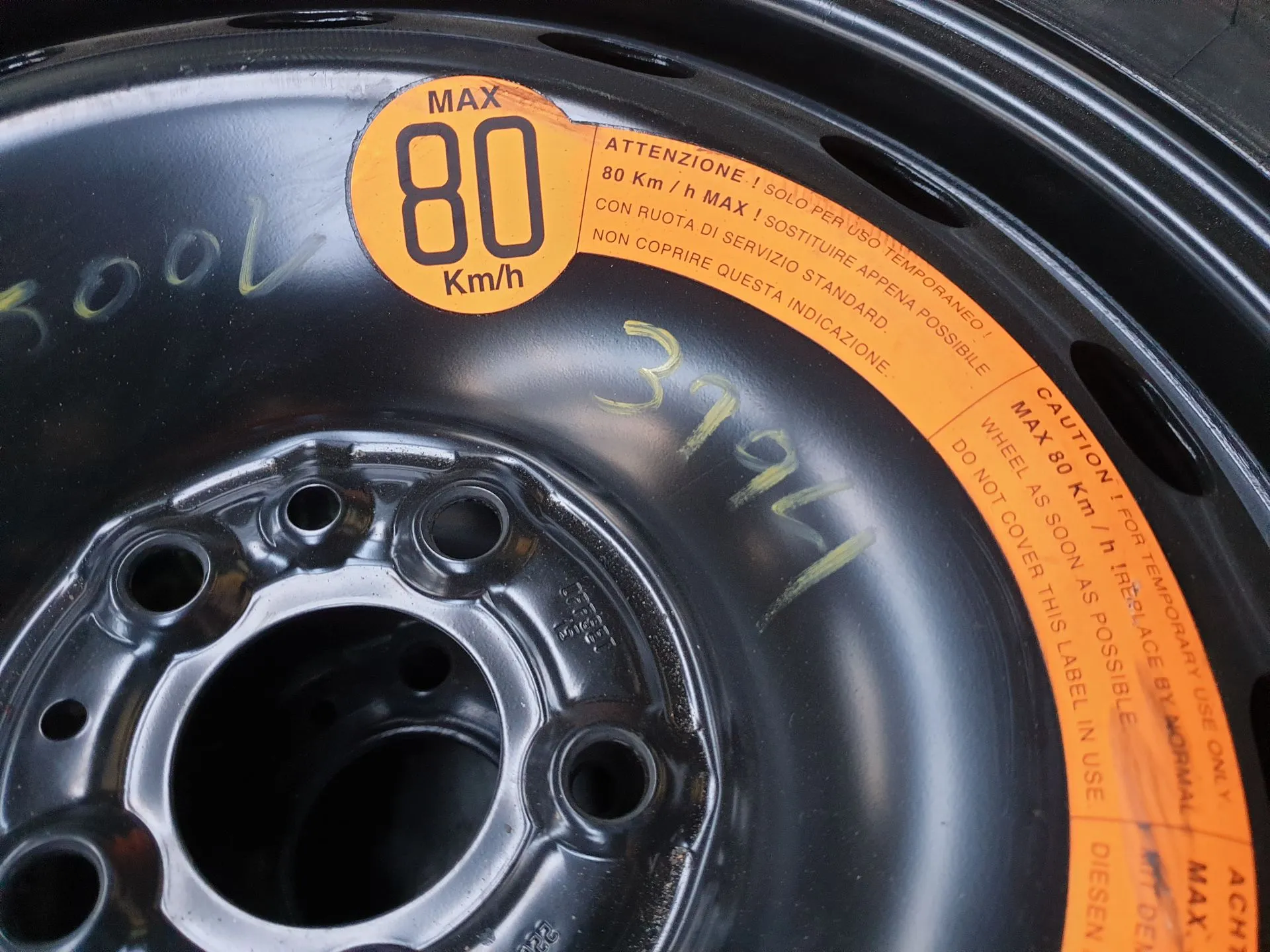 Ruota di scorta FIAT 500L (351_, 352_) Imagem-1