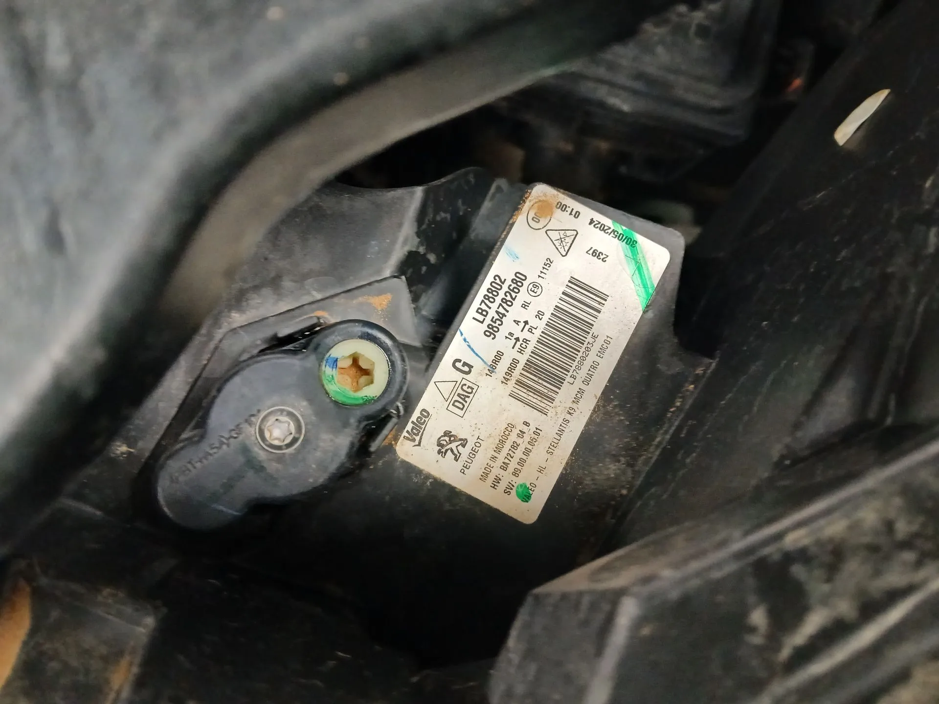 Left Headlight PEUGEOT Rifter Imagem-3