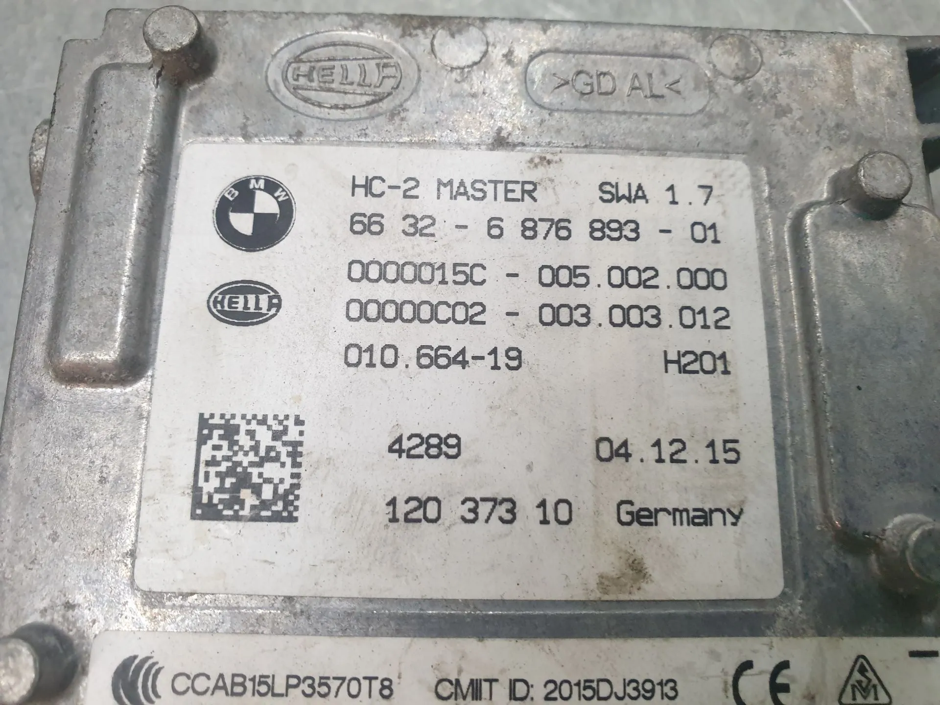 Sensor de radar BMW 4 Gran Coupe (F36) Imagem-3