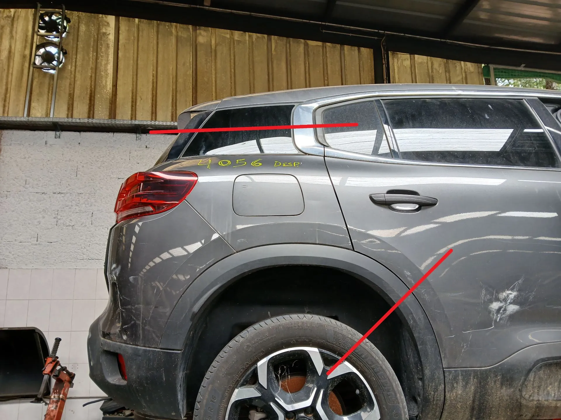 Panneau arrière Droite CITROËN C5 Aircross