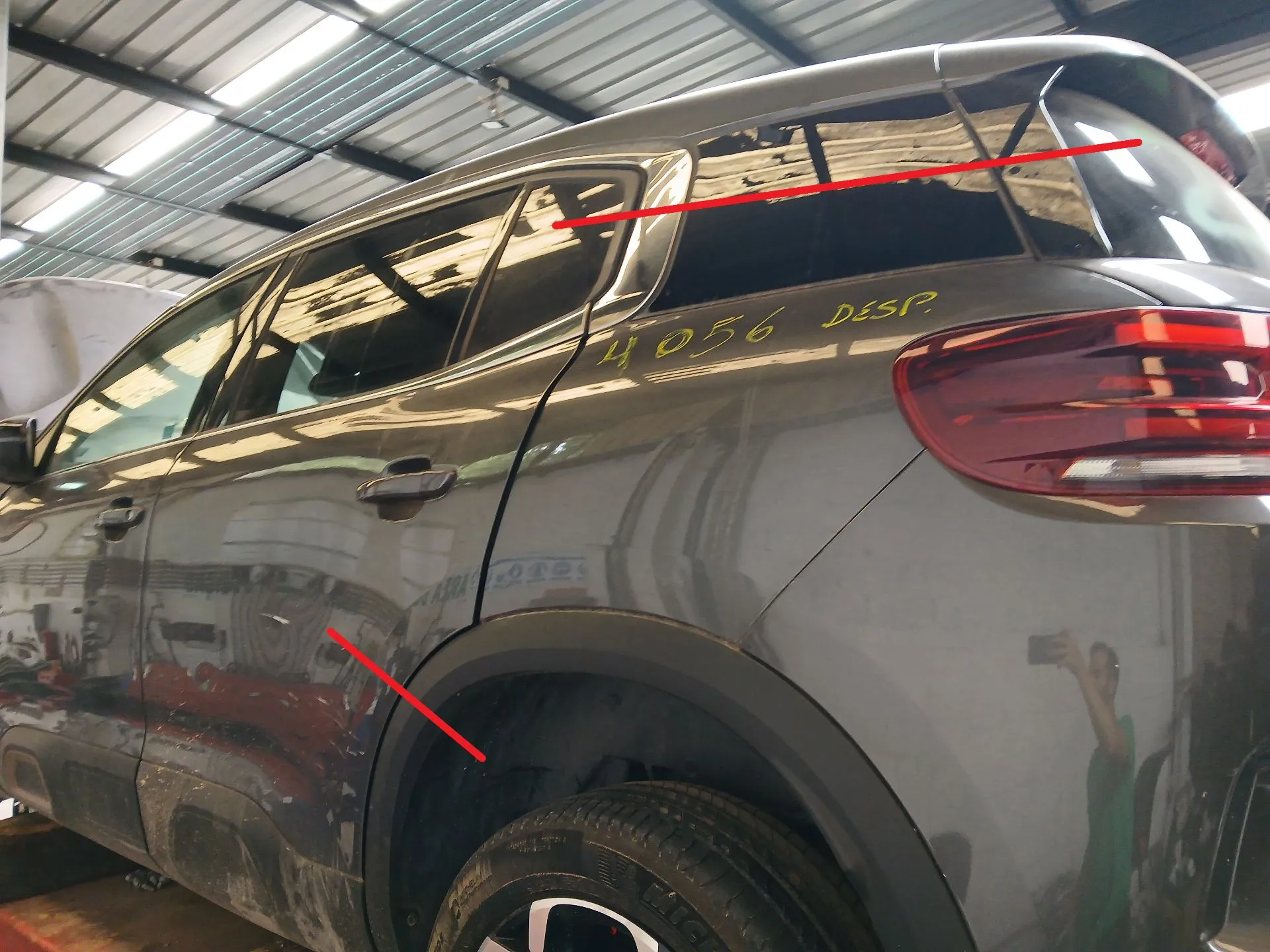 Panneau arrière gauche CITROËN C5 Aircross