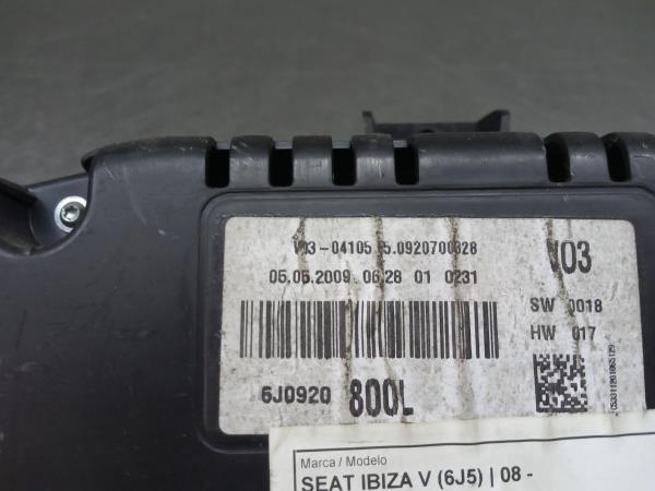 Quadrante / painel de instrumentos SEAT Ibiza IV (6J5, 6P1) Imagem-2