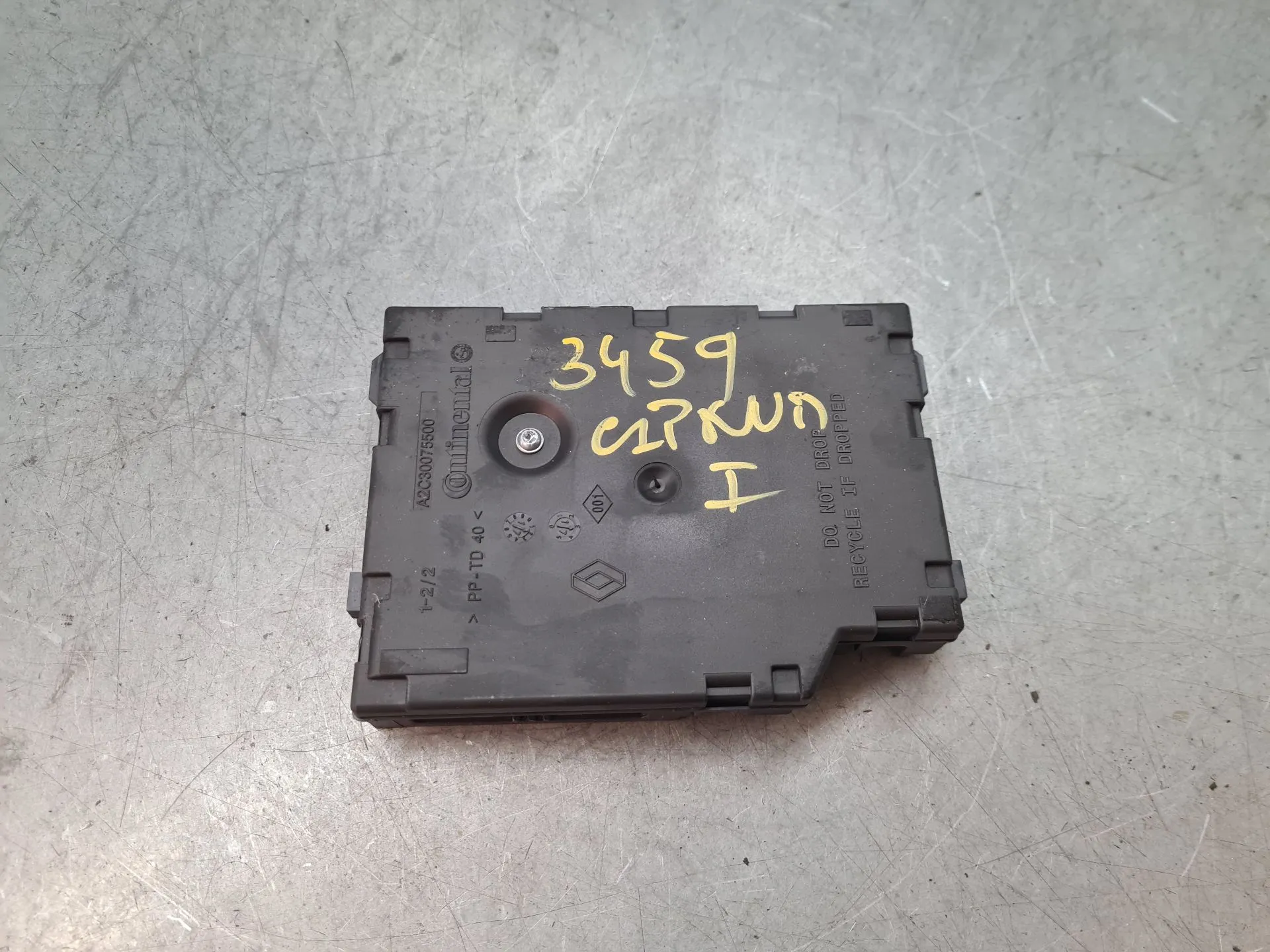 Ignition key reader RENAULT Captur (J5_)