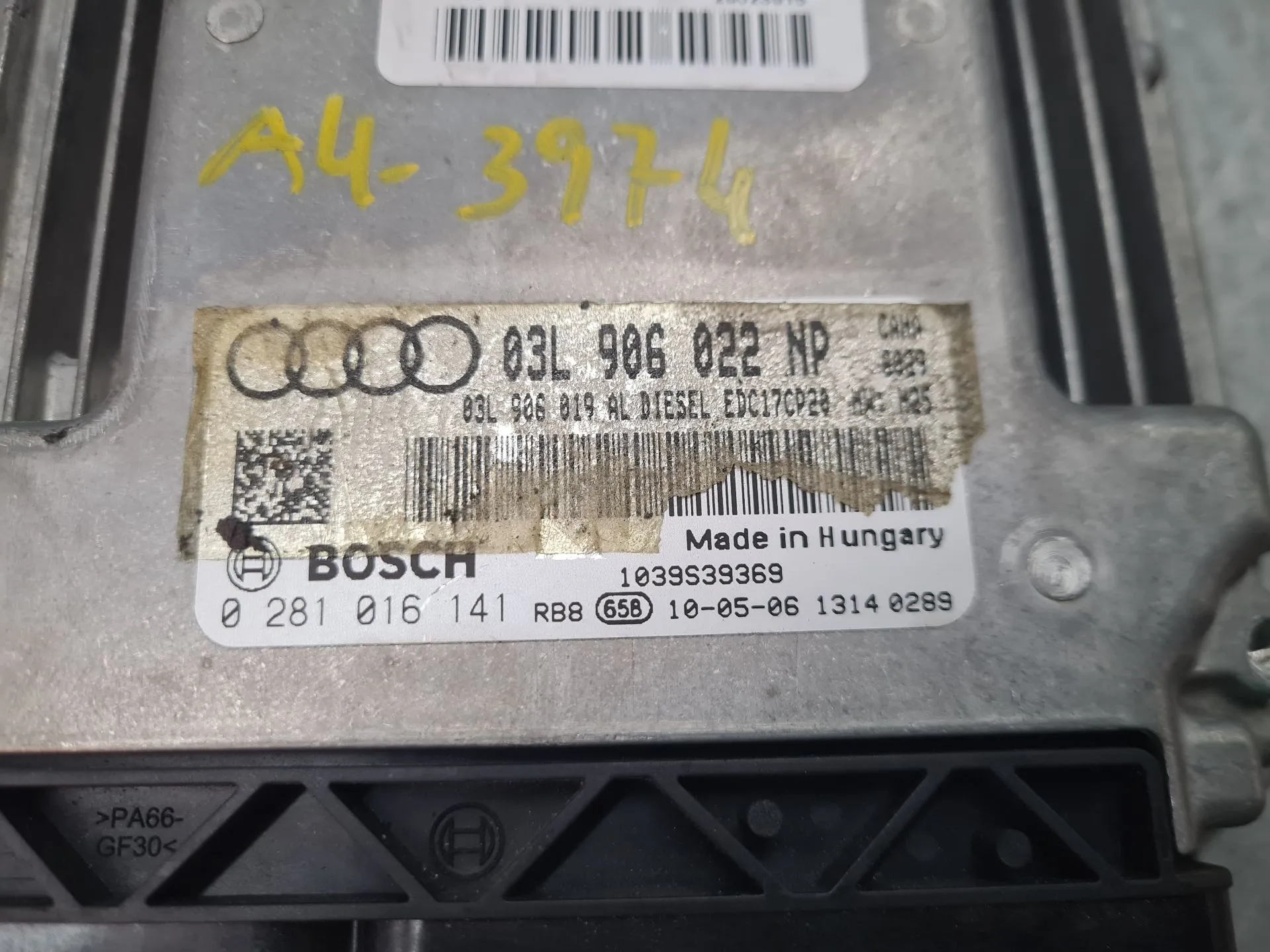 Centralina motor / ECU AUDI A4 Avant (8K5, B8) Imagem-3