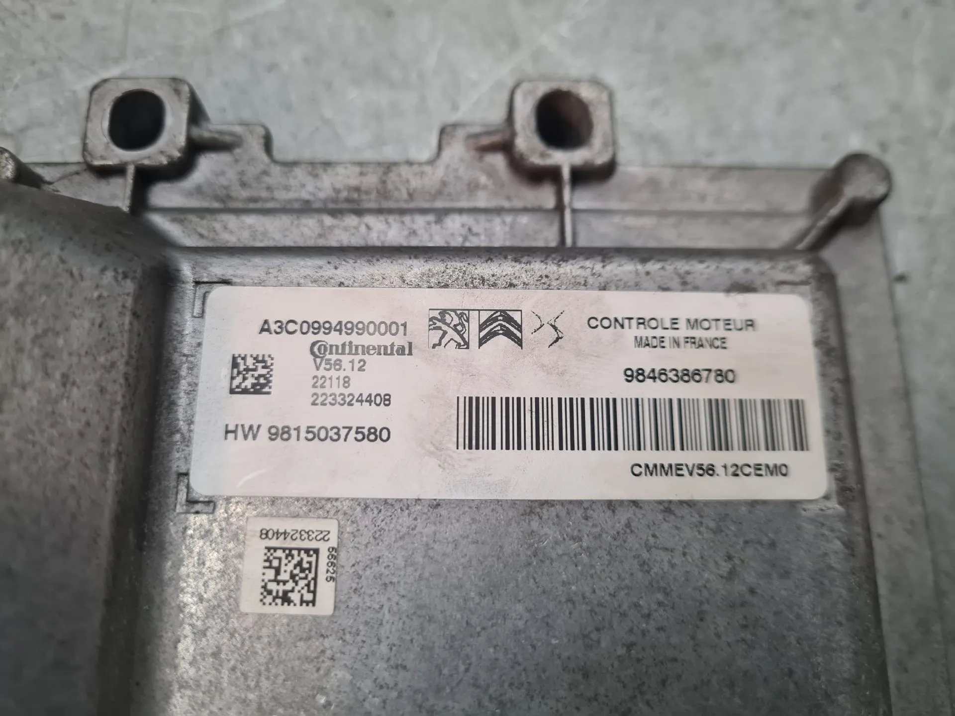 Engine control unit / ECU PEUGEOT 208 II Imagem-3