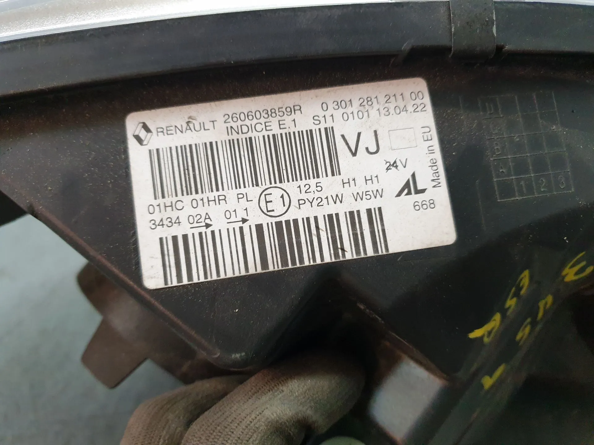 Faro anteriore sinistro RENAULT Captur (J5_) Imagem-5