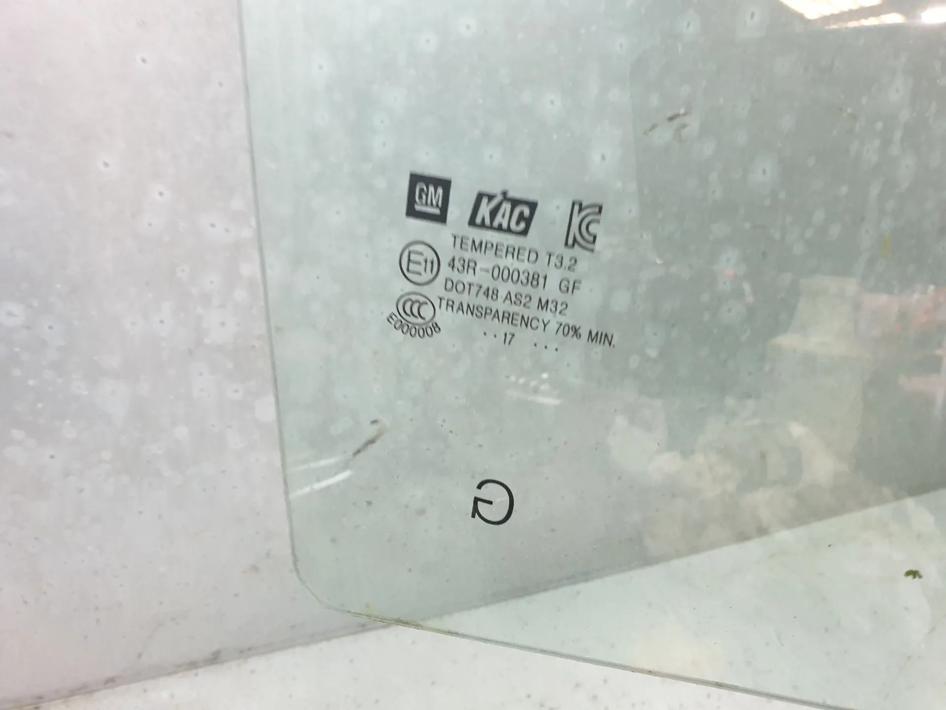 Right front door glass OPEL Karl Imagem-1