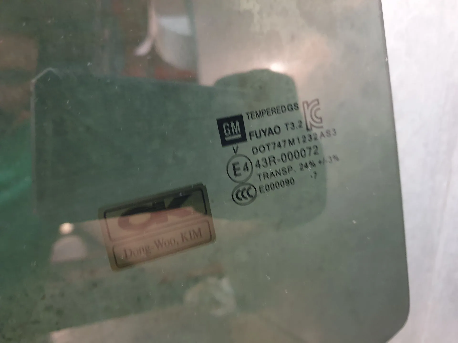Left rear door glass OPEL Karl Imagem-1