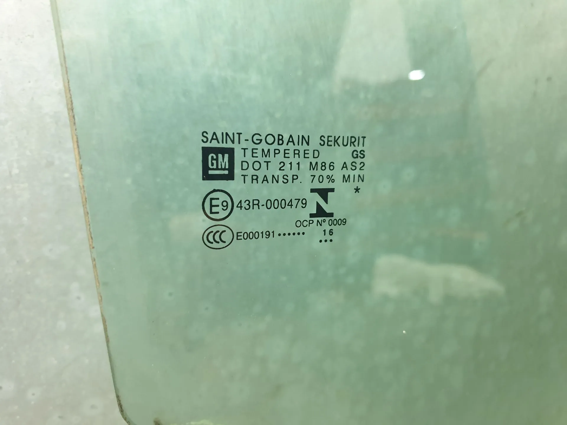 Right rear door glass OPEL Mokka / Mokka X Imagem-1