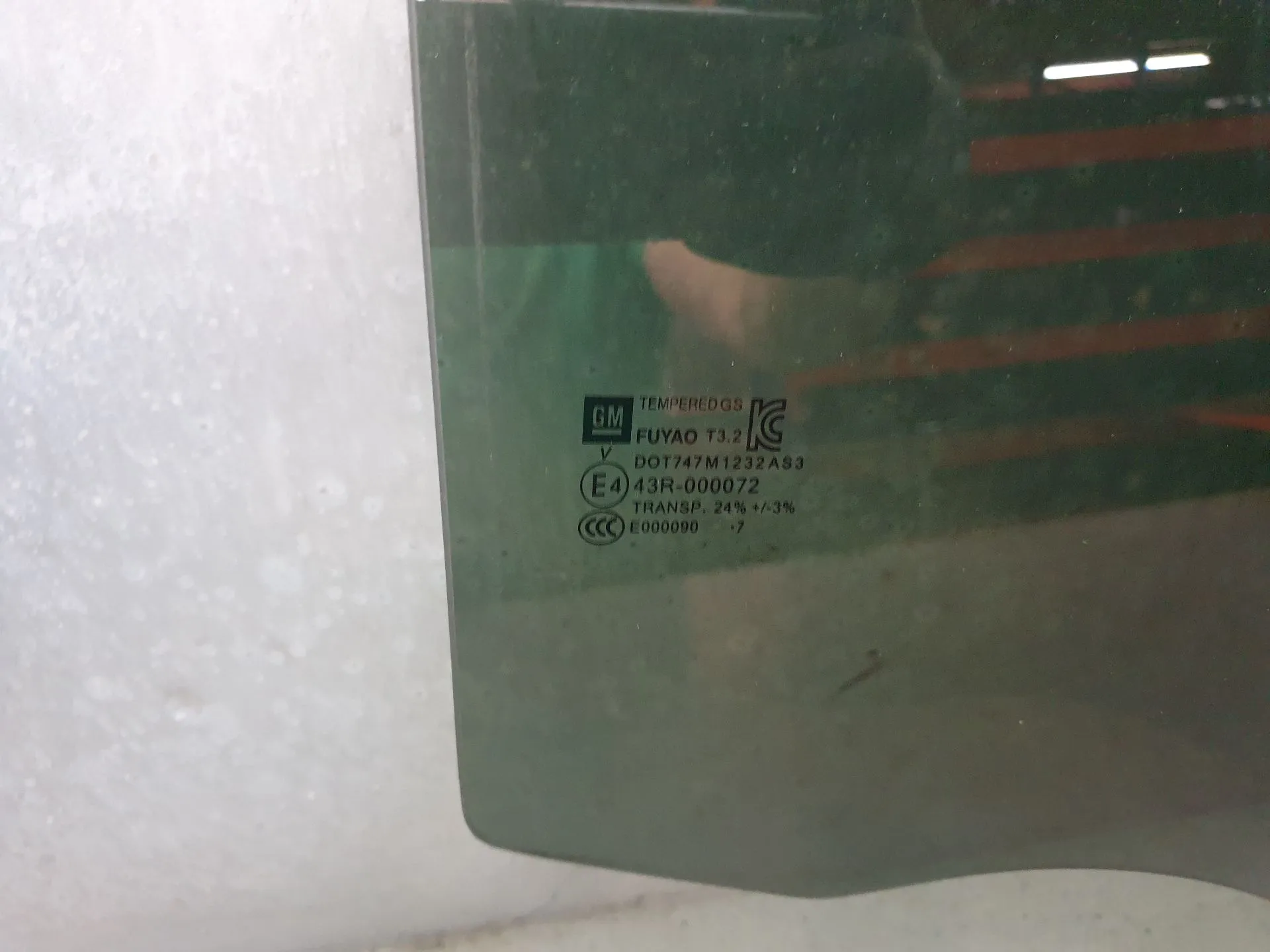 Right rear door glass OPEL Karl Imagem-1