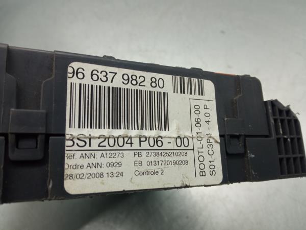 Caixa fusíveis / SAM / BSI PEUGEOT 207 (WA_, WC_) Imagem-2