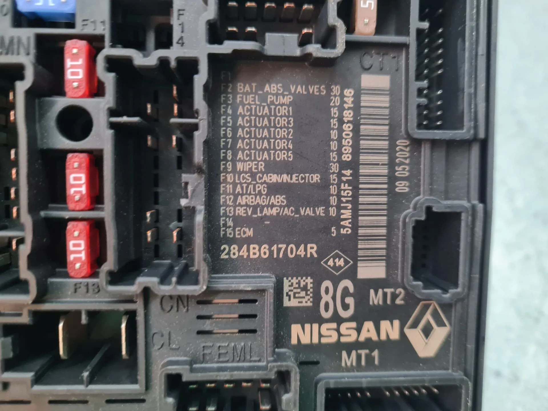 Fuse box / SAM / BSI RENAULT Clio V (BF_) Imagem-3