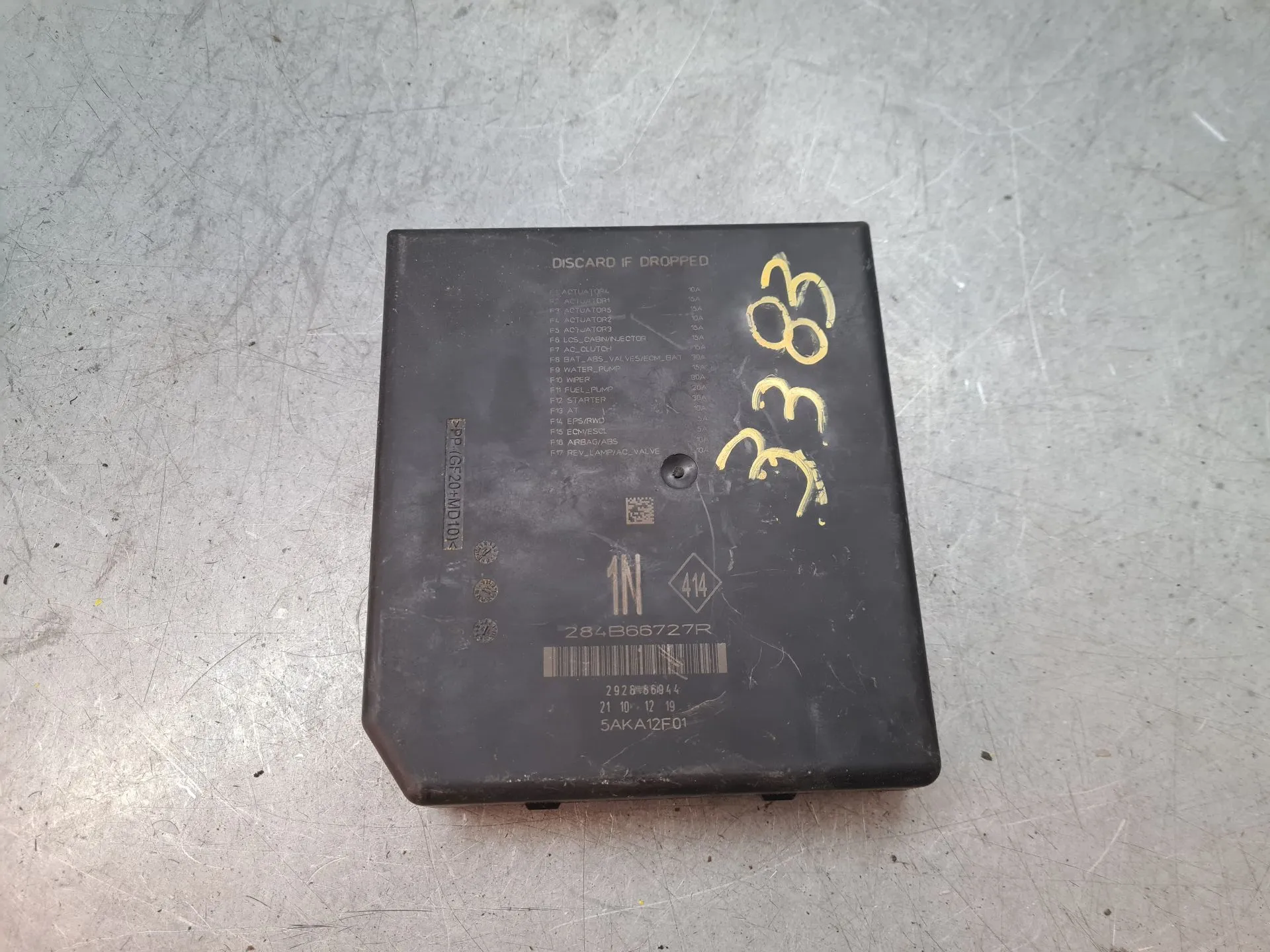 Scatola fusibili / SAM / BSI RENAULT Megane IV (B9A/M_)