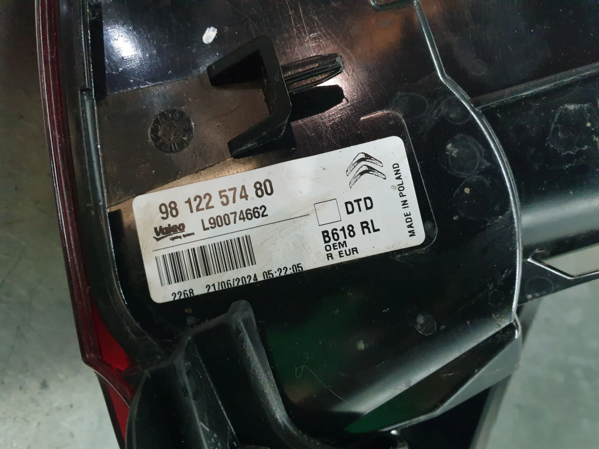 Feu arrière Droite CITROËN C3 III (SX) Imagem-7