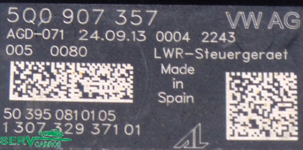 Lighting control unit / Lights ECU VOLKSWAGEN Golf VII (5G1, BQ1, BE1, BE2) Imagem-2