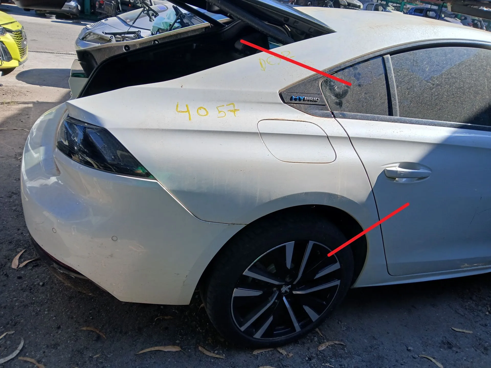 Panel Trasero Derecho PEUGEOT 508 II