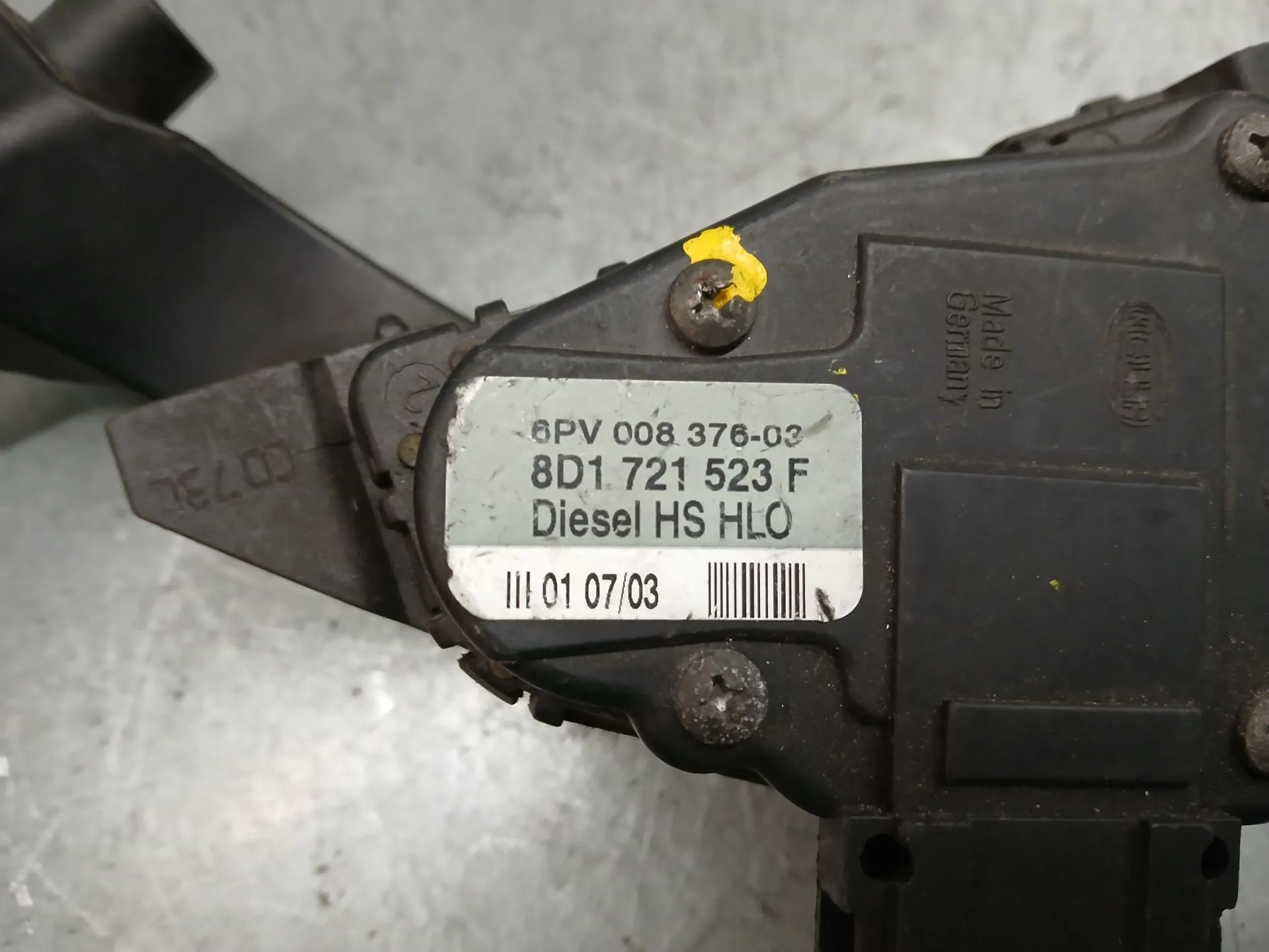 Pedal do acelerador VOLKSWAGEN Passat (3B3) Imagem-5