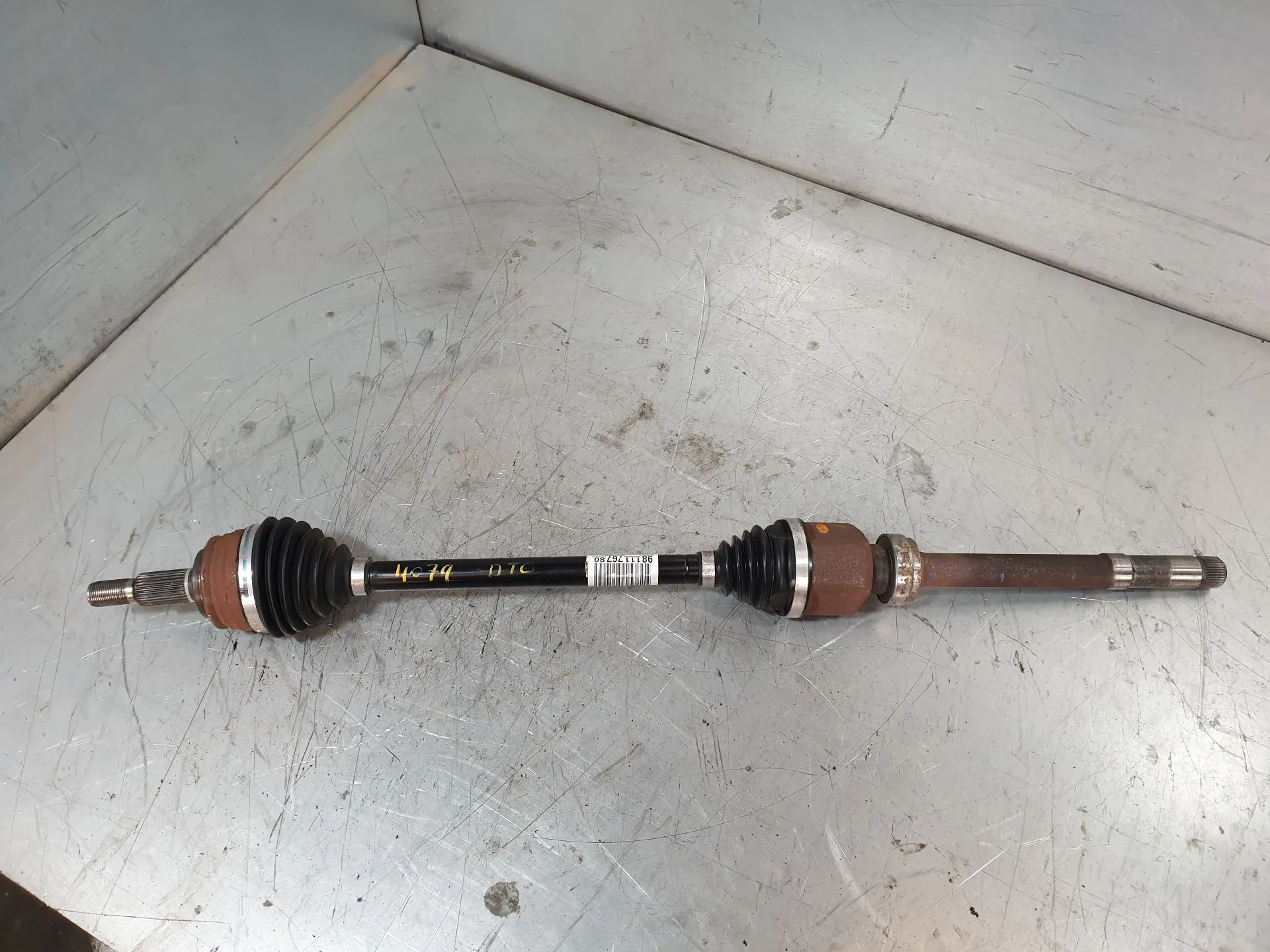 Right front driveshaft PEUGEOT 5008 II (M_)